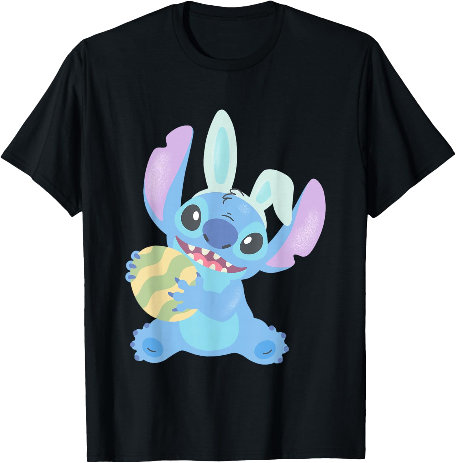 Cute Lilo & Stitch Easter T-Shirt with Adorable Stitch in Bunny Ears - 1