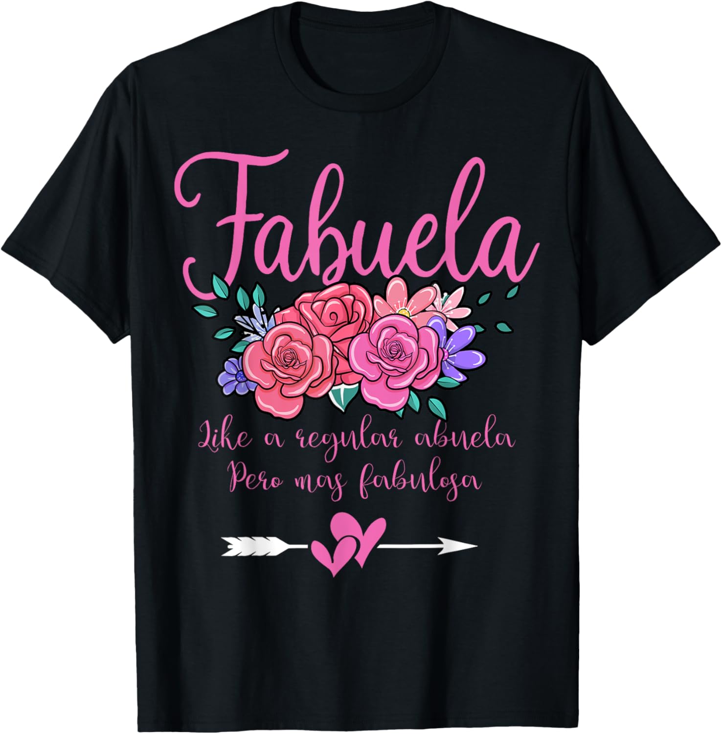 Fabuela Abuela Funny Spanish Grandma Definition T-Shirt for Family Fun - 26