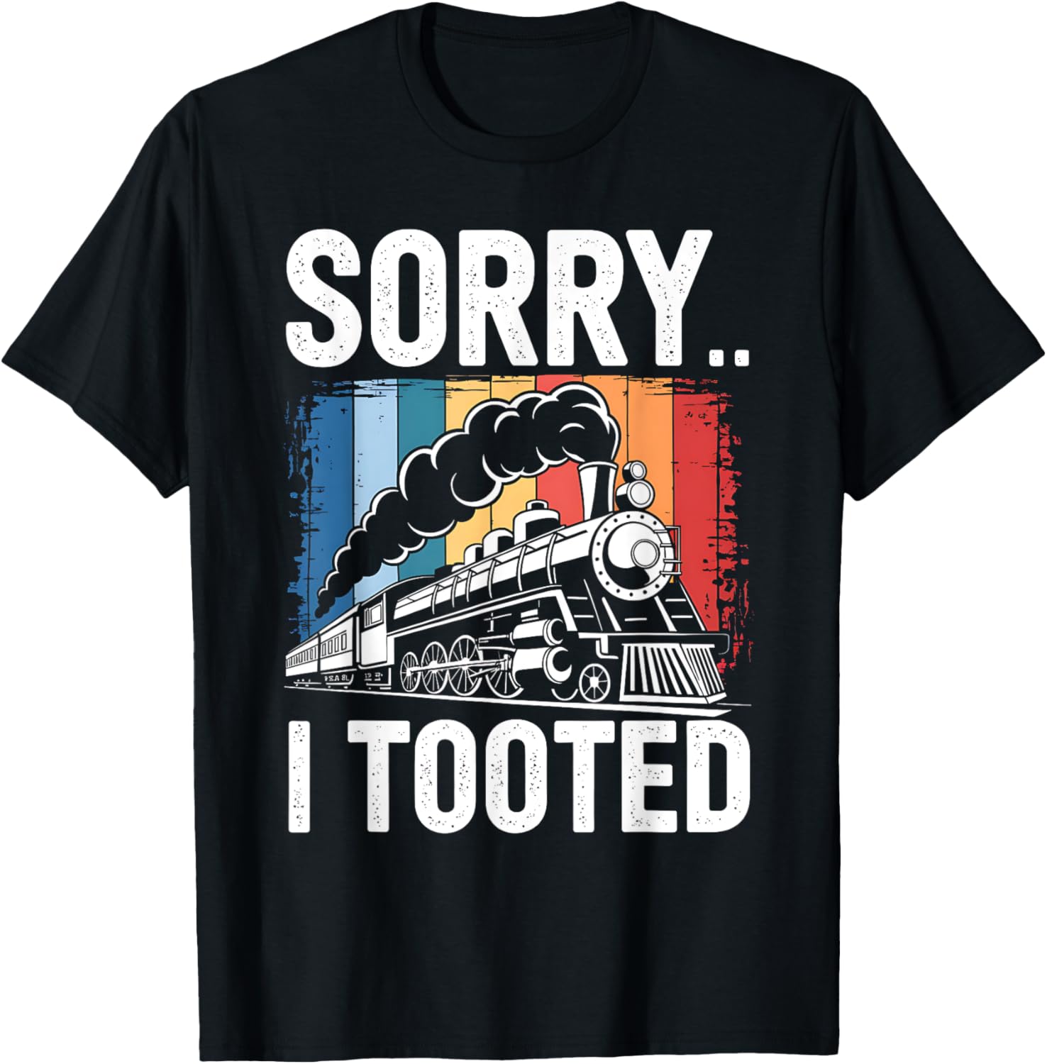 Funny Train Sorry I Tooted T-Shirt for Kids - Perfect Railroad Gift - 17