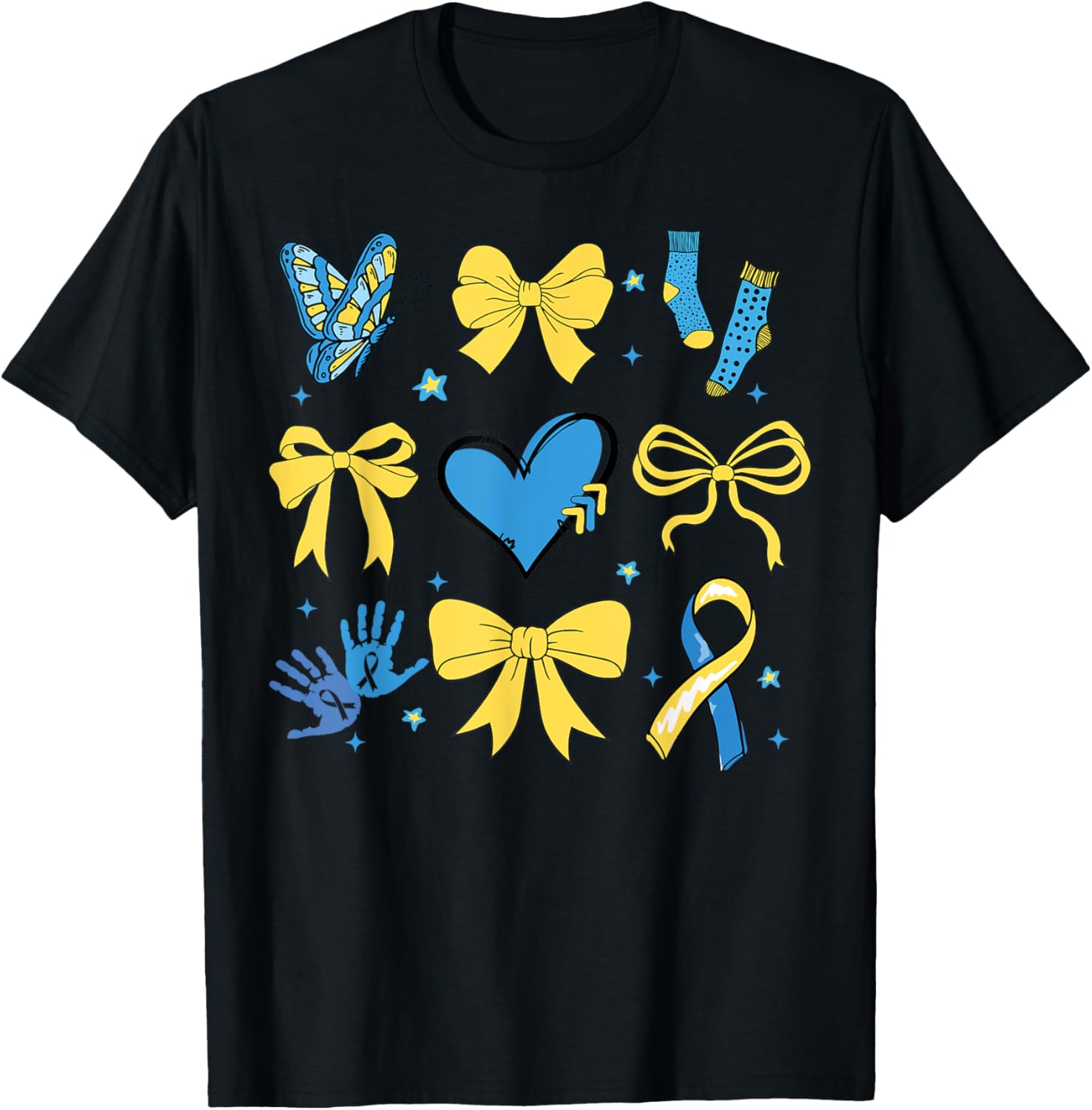 Coquette Bow T-Shirt for Girls - Trisomy 21 Down Syndrome Awareness - 6