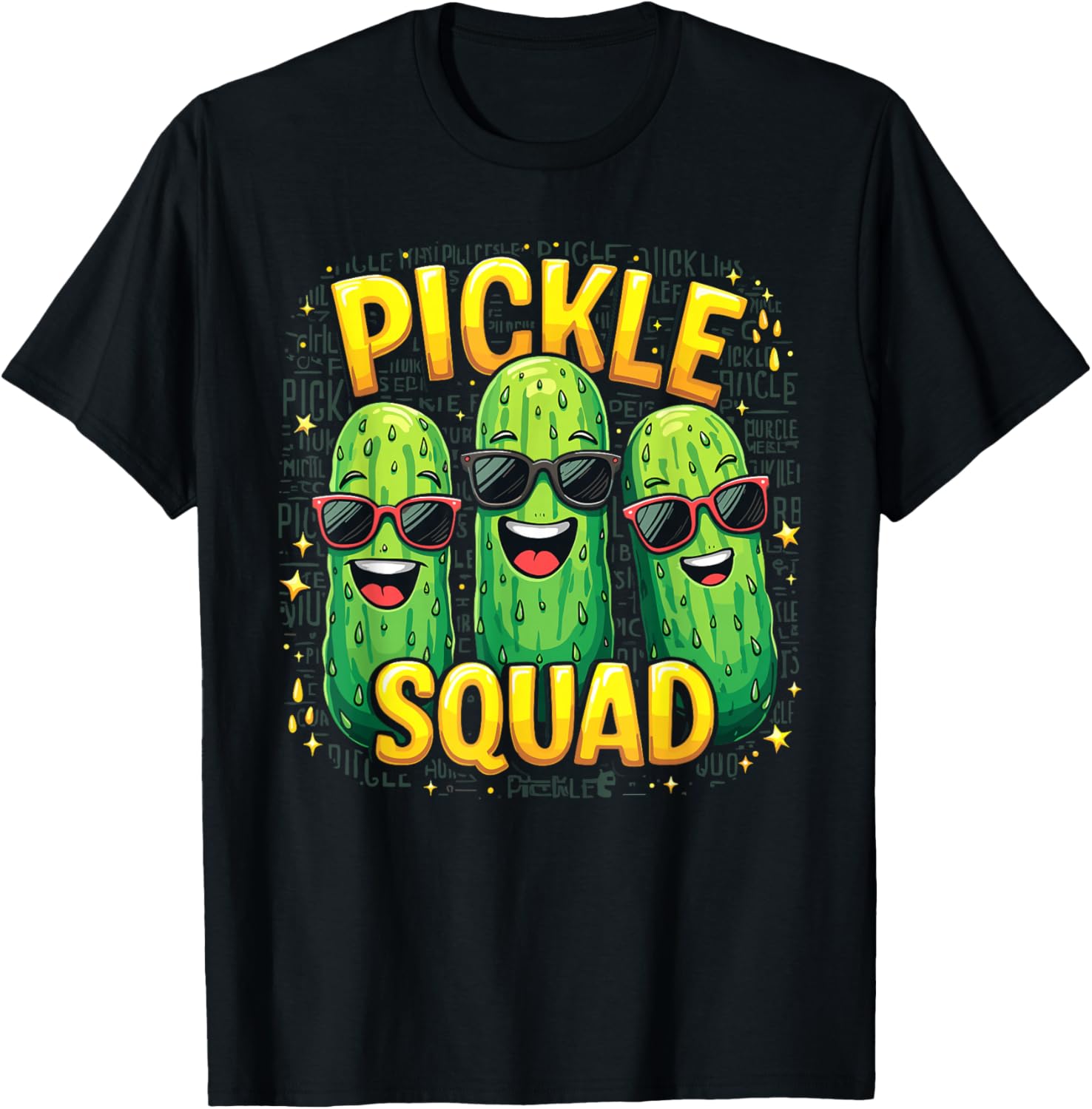 Cute Pickle Squad Shirt Fun Cucumber Jar T-Shirt for Pickle Lovers - 5