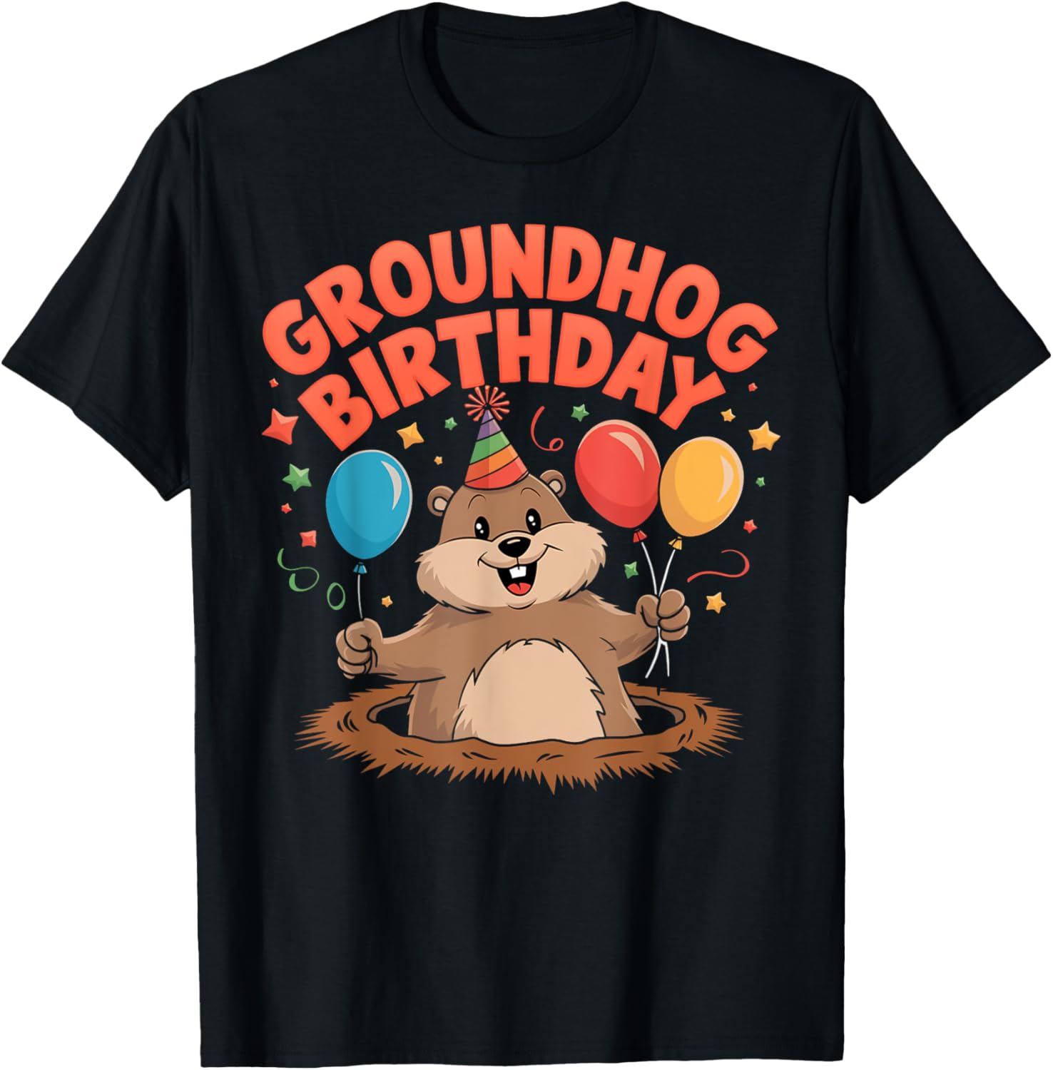 Cute Groundhog Day Birthday T-Shirt for February 2 Celebrations - 21