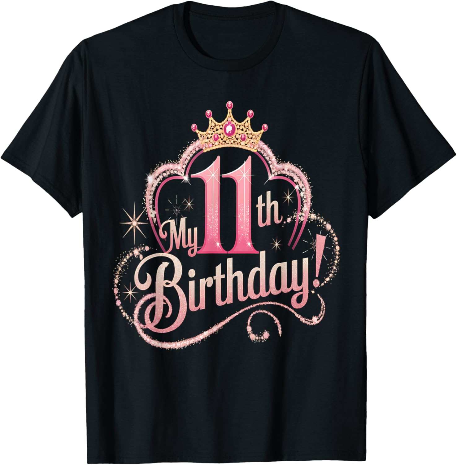 Cute 11th Birthday Shirt for Girls - Fun T-Shirt for Turning 11 - 16