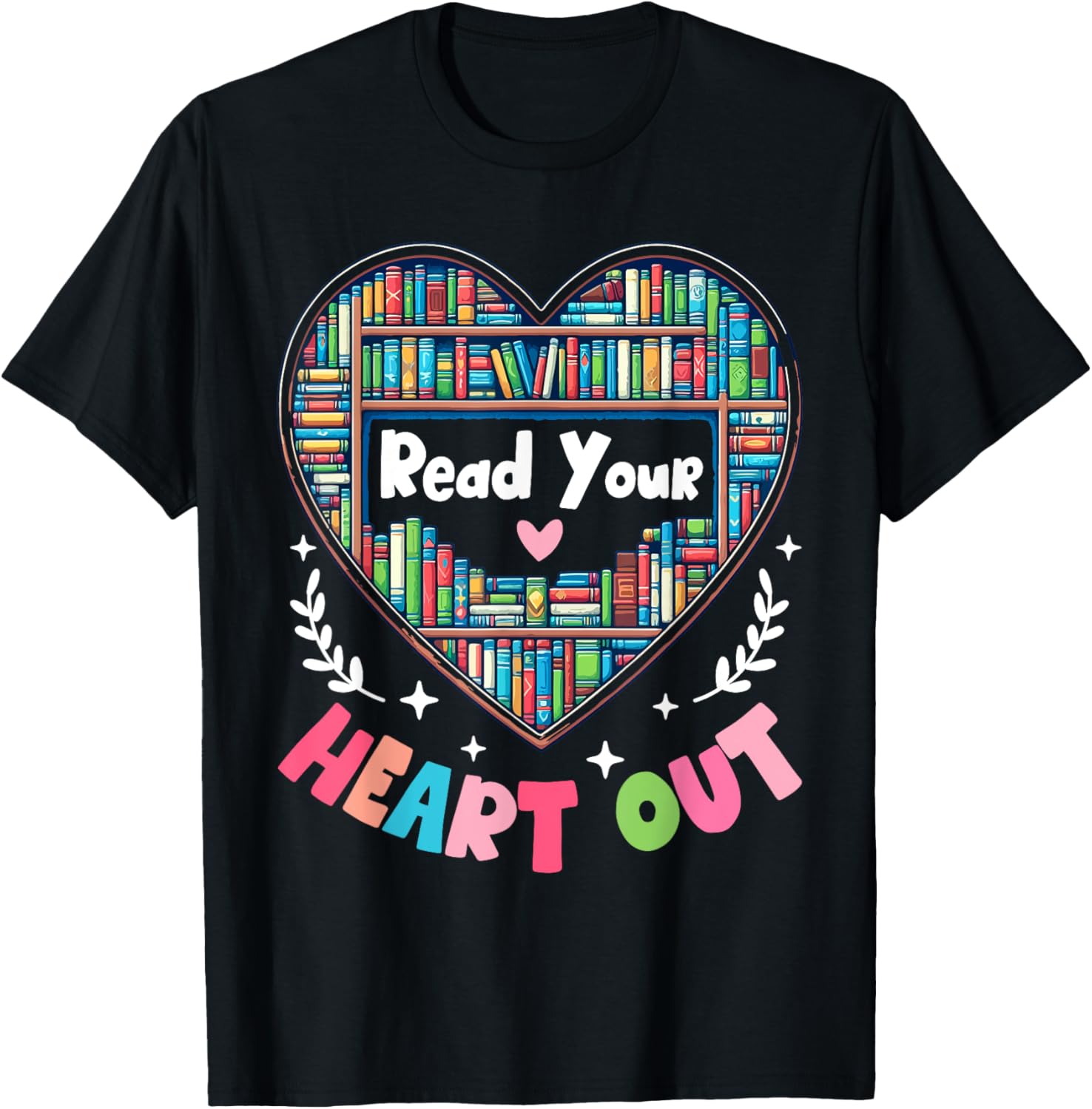 Cute Retro Reading T-Shirt for Women Perfect for Valentine's Day Gift - 12