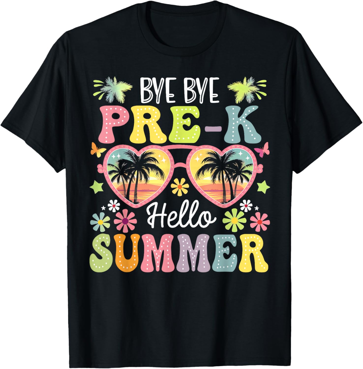 Goodbye Pre-K Hello Summer Boys Kids T-Shirt for Last Day of School - 6