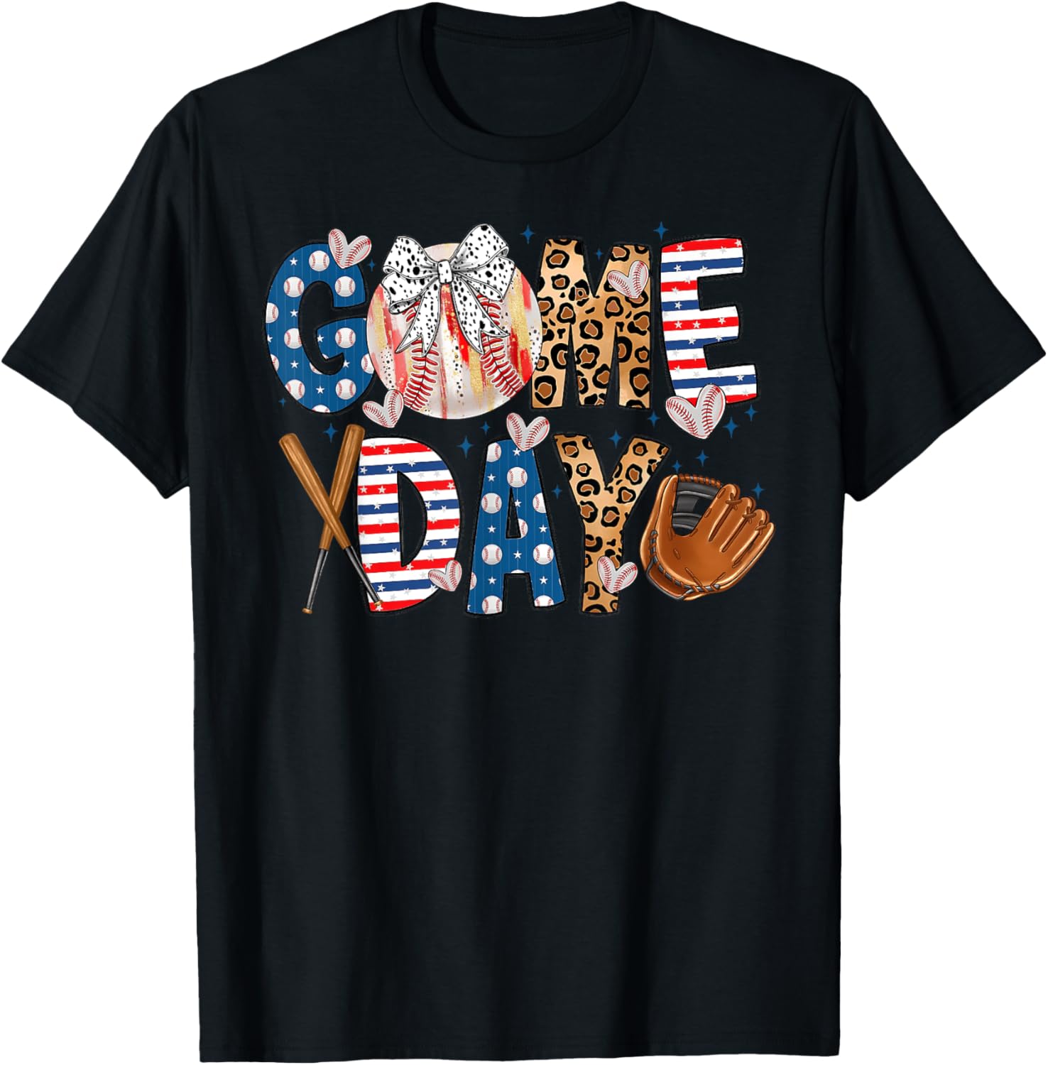 Funny Coquette Bow Baseball Mom T-Shirt for Game Day Enthusiasts - 15