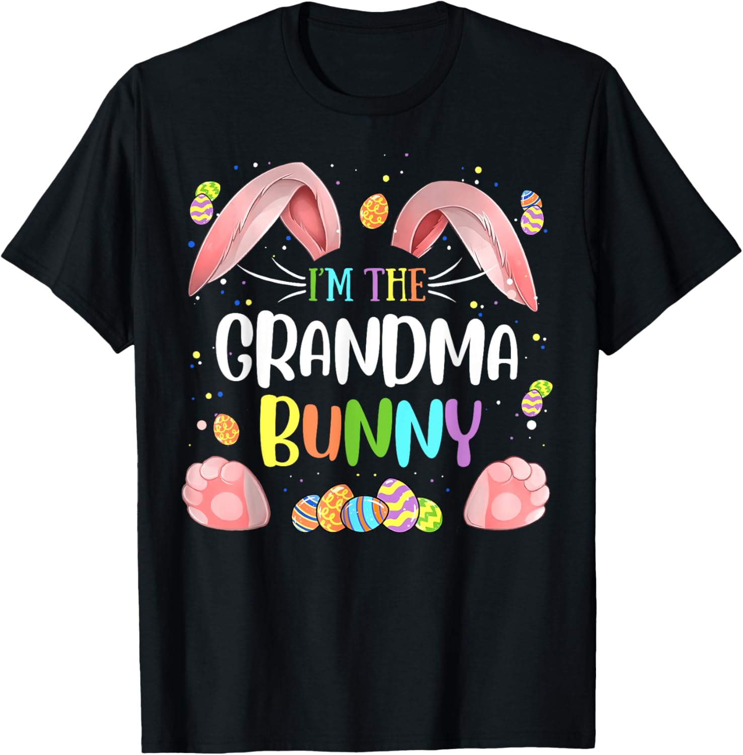 Cute Grandma Bunny Matching Family Easter T-Shirt for Holiday Fun - 9