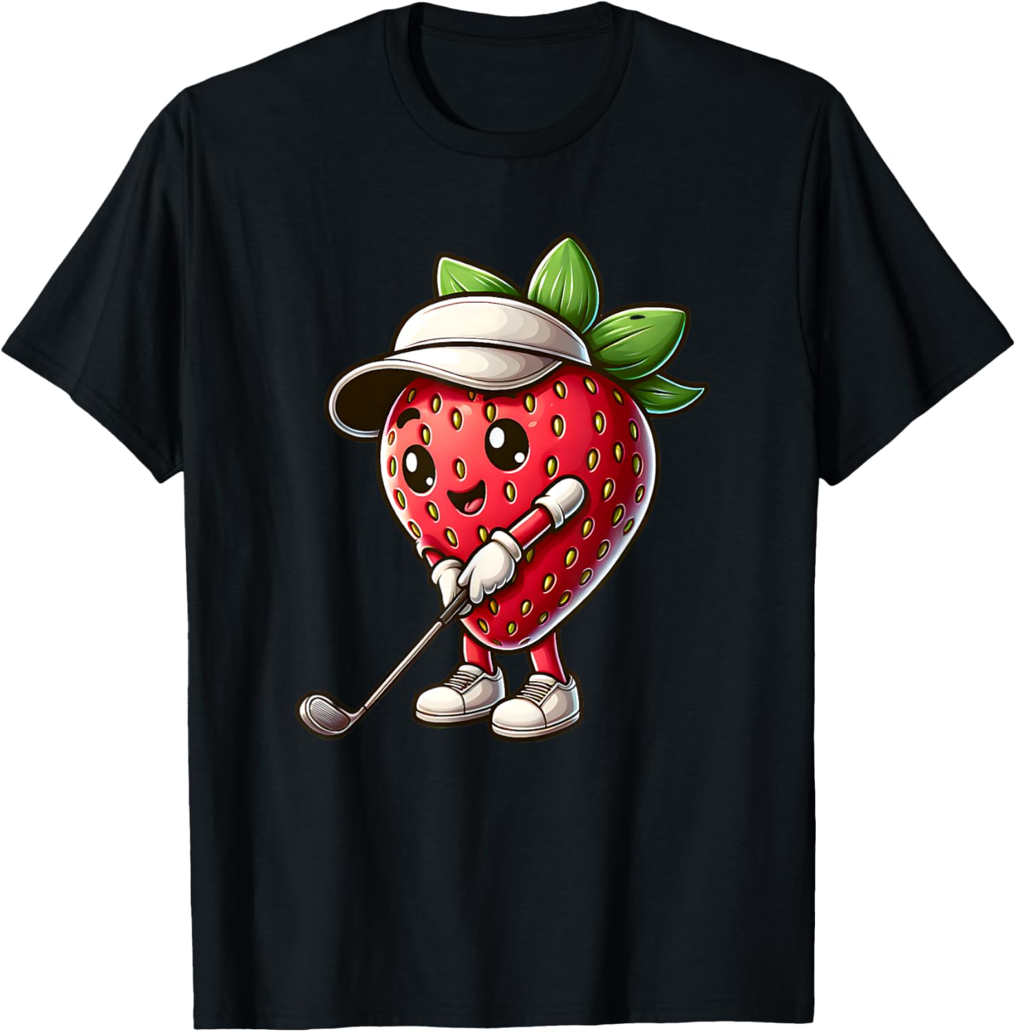 Funny Strawberry Golf Buddy T-Shirt for Golf Lovers and Friends - 7