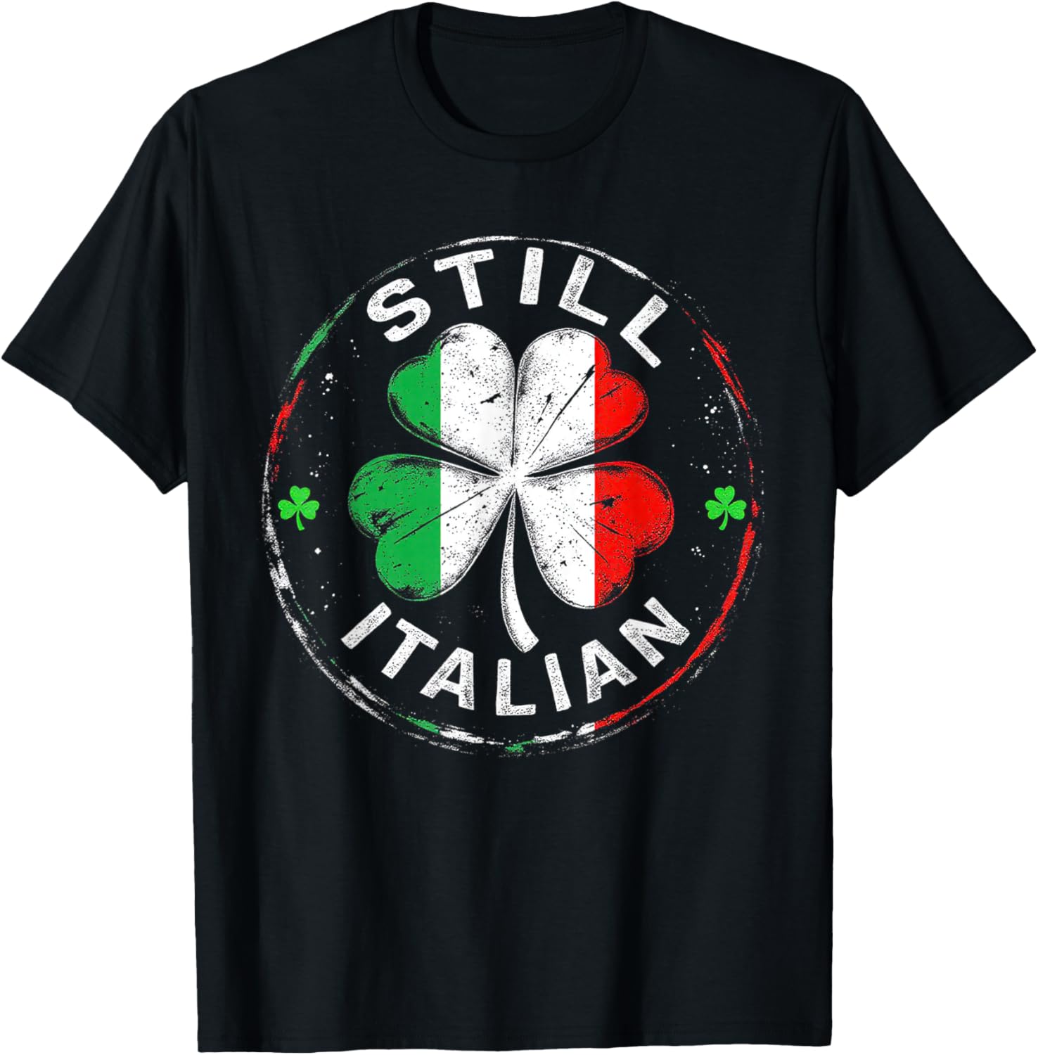 Funny Shamrock Italian T-Shirt for St. Patrick's Day Celebration - 1
