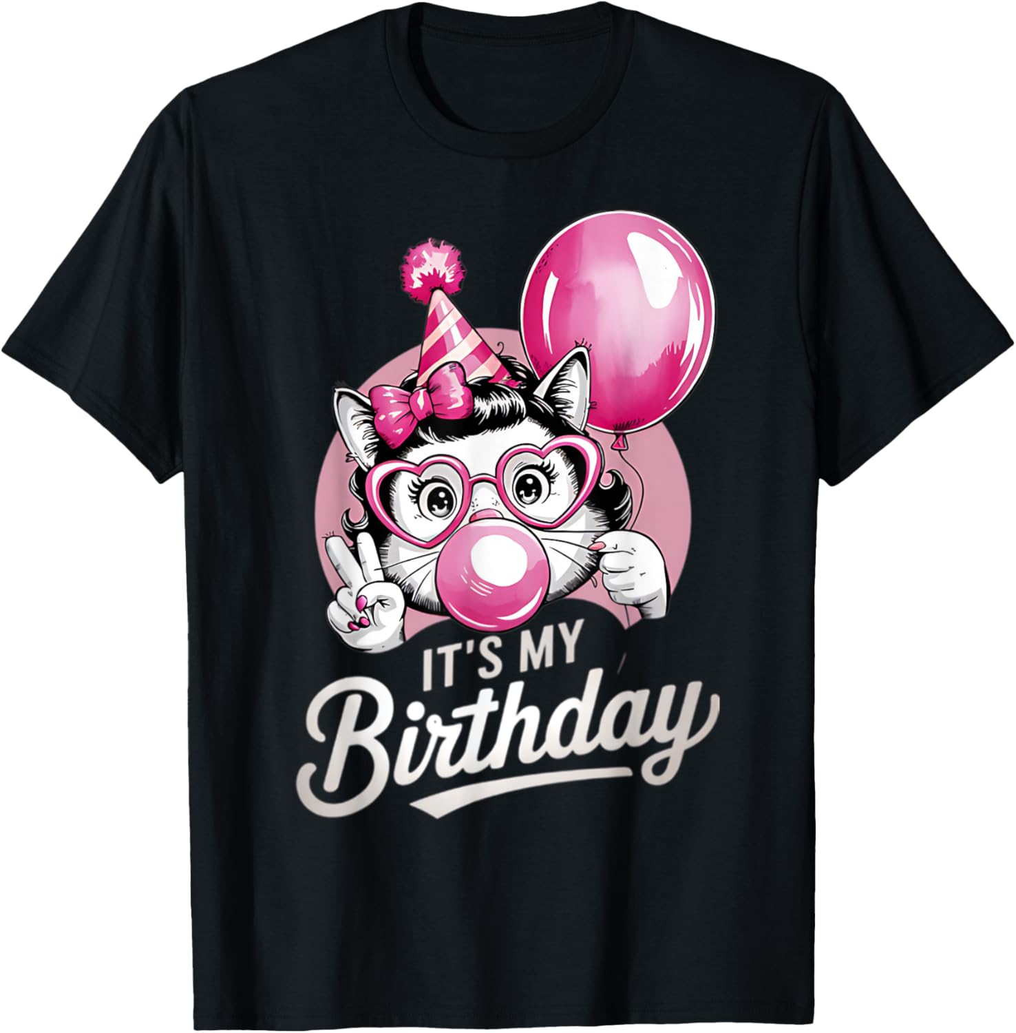 Cute Retro Monkey Birthday T-Shirt for Girls - Perfect Party Outfit! - 10