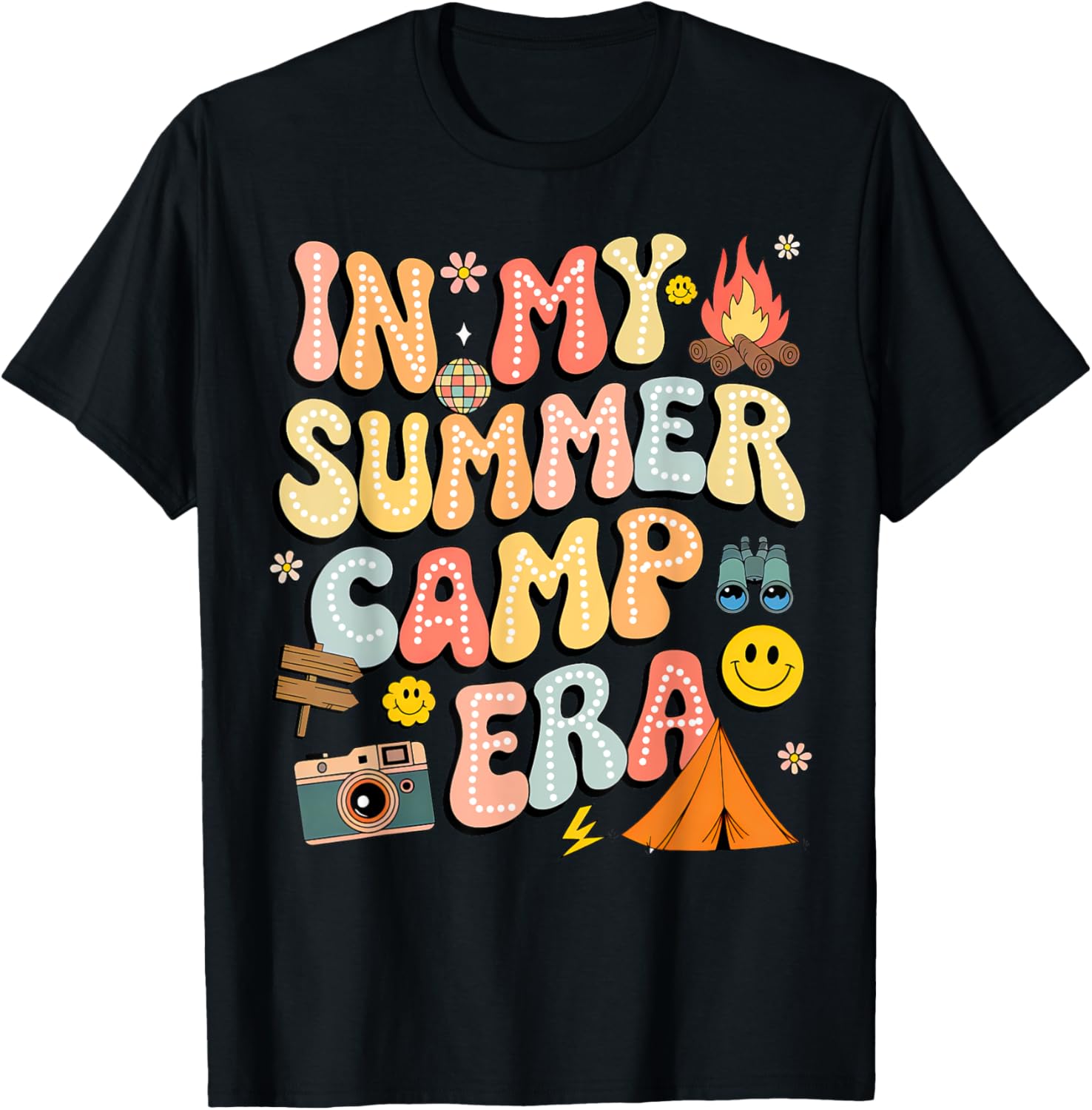 Groovy Summer Camp Crew Last Day of School T-Shirt for Fun Adventures - 3