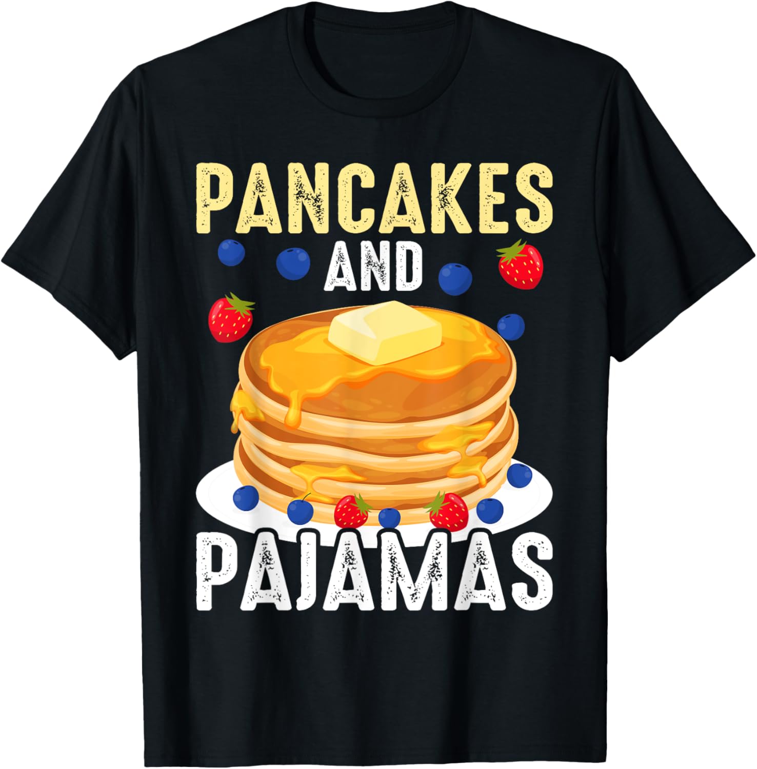 Cozy Pancake Pajama T-Shirt for Fun and Relaxation at Home - 3