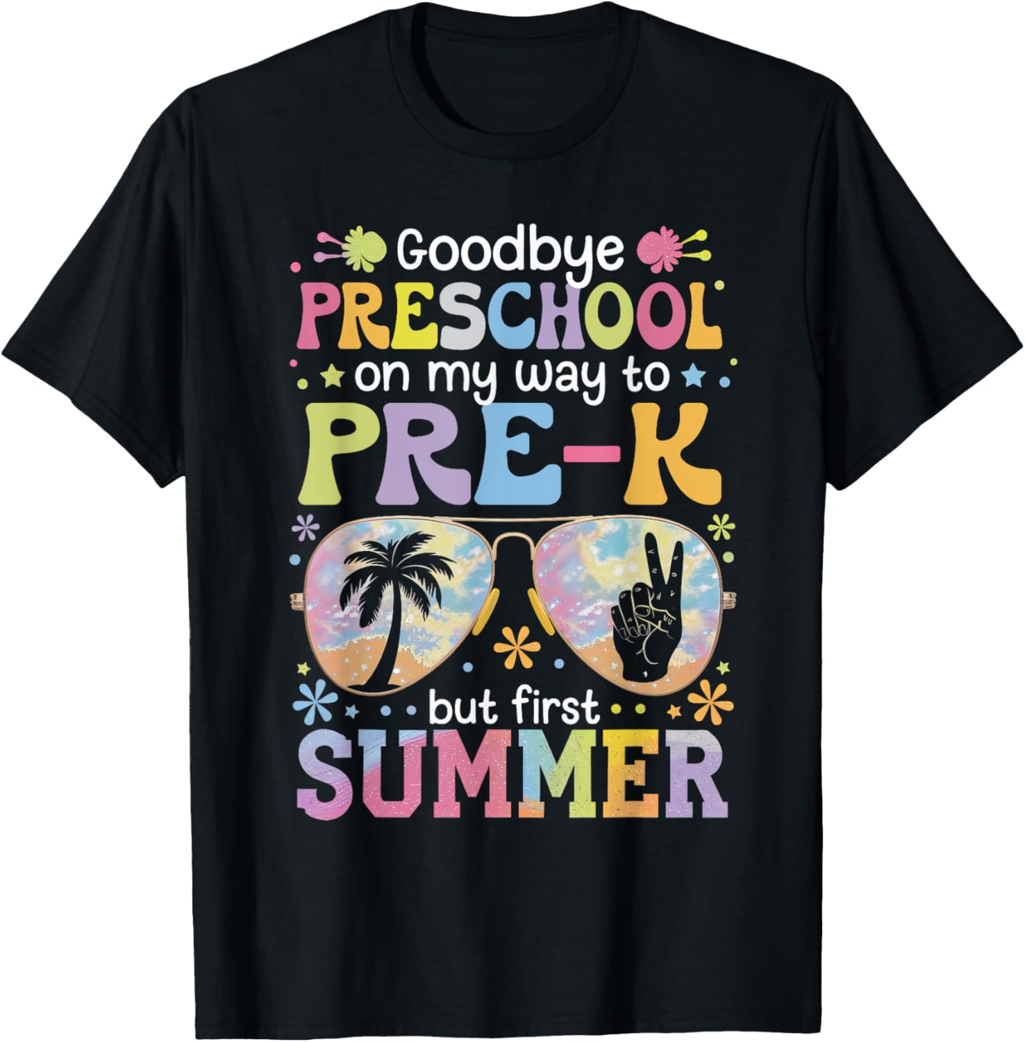 Goodbye Preschool Pre-K Last Day of School Fun T-Shirt for Kids - 15