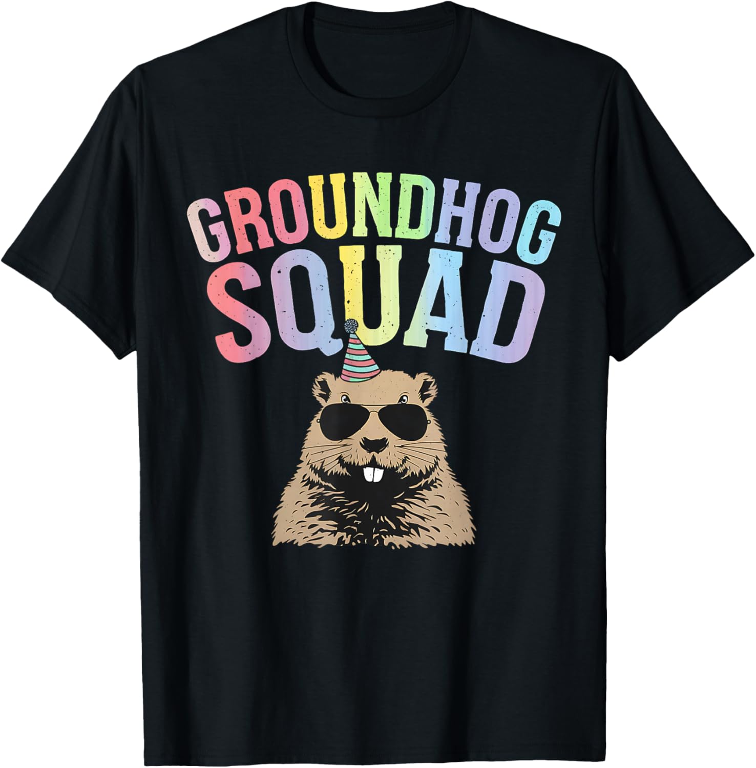 Funny Groundhog Squad T-Shirt for Happy Groundhog Day Family Fun - 16