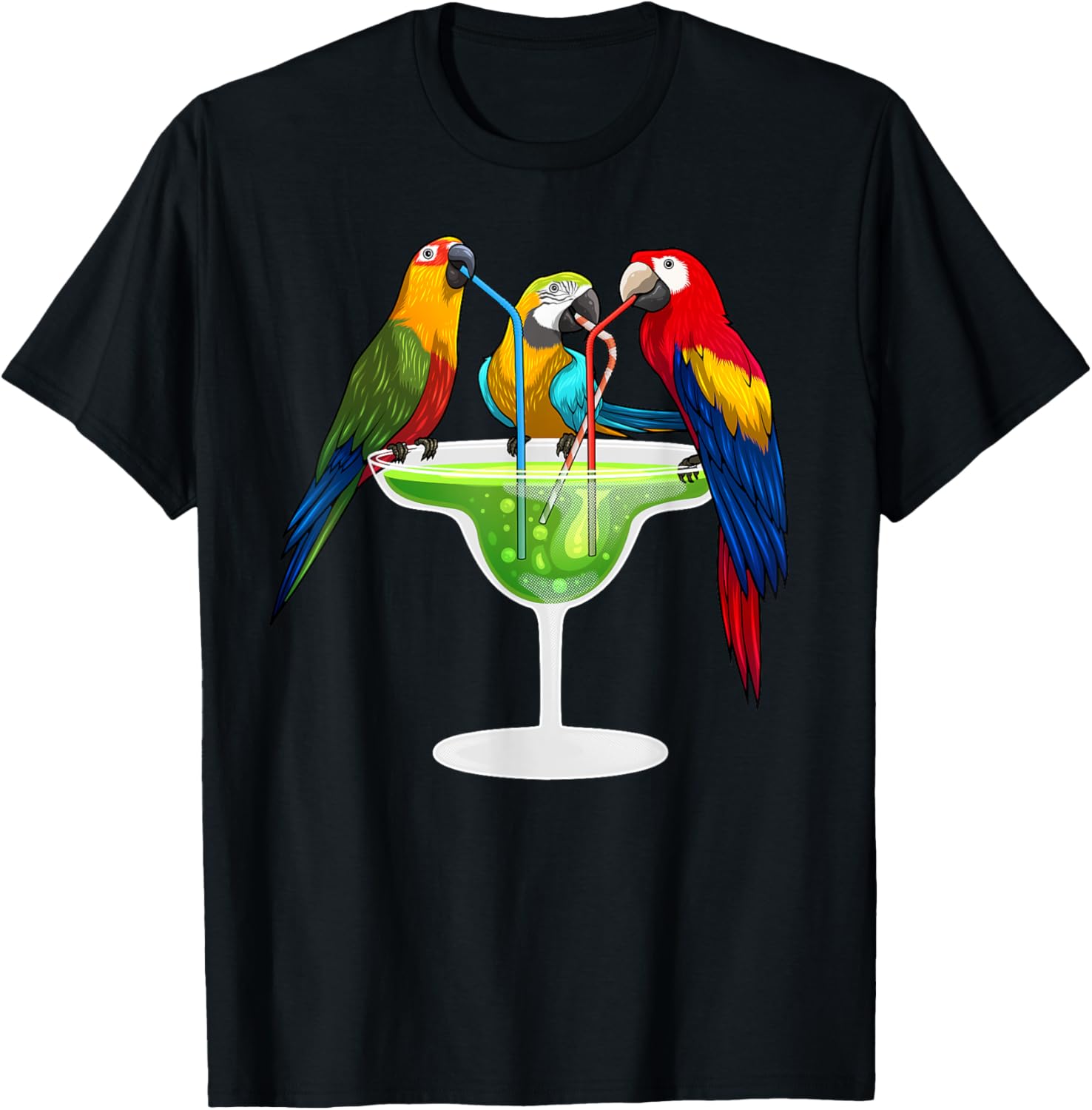 Cool Parrot Art T-Shirt for Bird Lovers - Fun Apparel for All Ages - 1