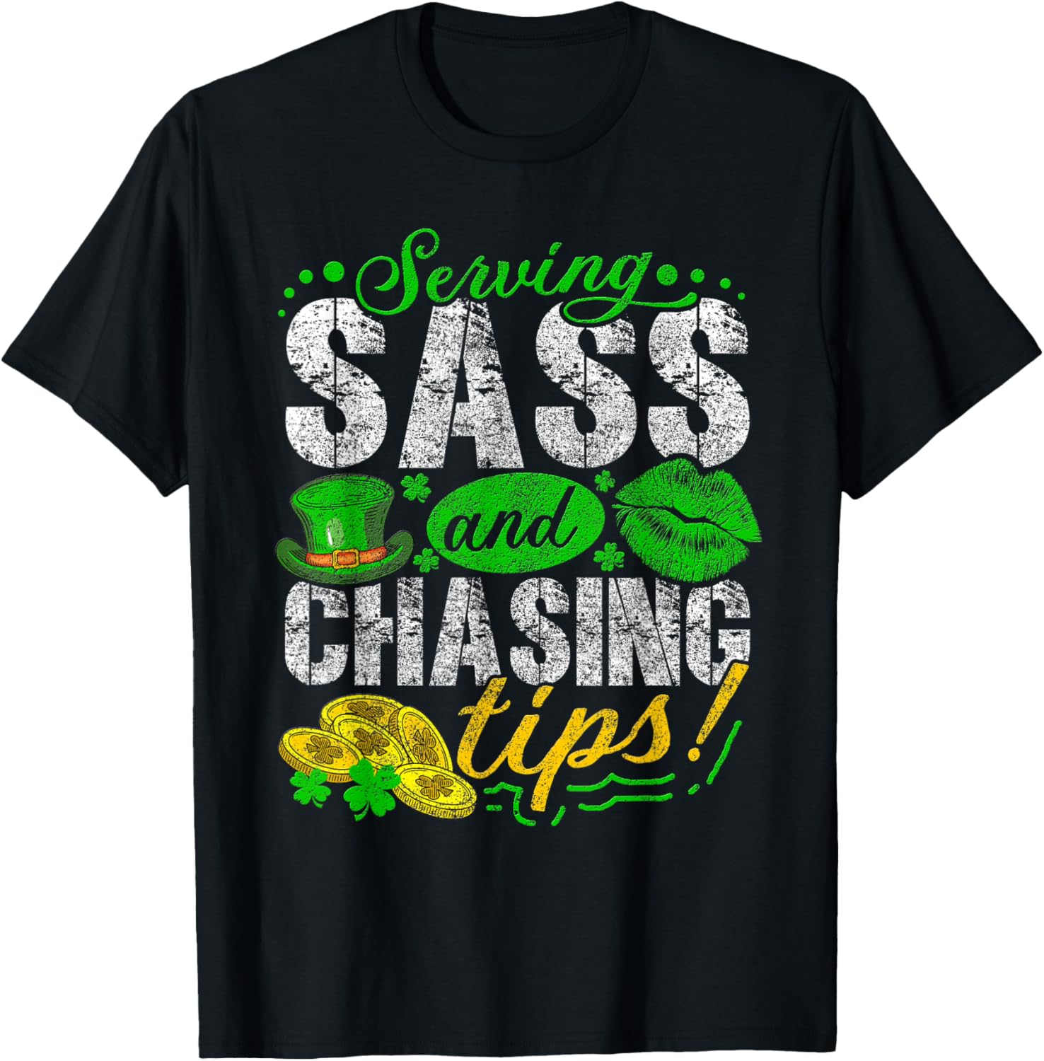 Funny St Patricks Day T-Shirt for Waitresses and Bartenders - 2