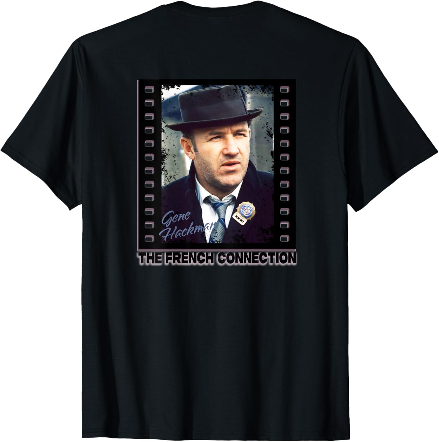 Gene Hackman Back Printed T-Shirt for Cool Casual Style and Comfort - 21