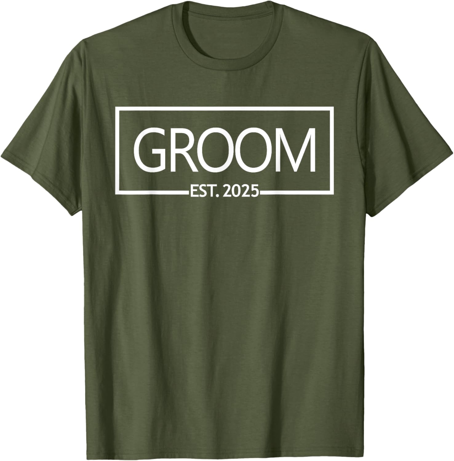 Groom Est. 2025 Bachelor Party T-Shirt for Future Husbands - 1