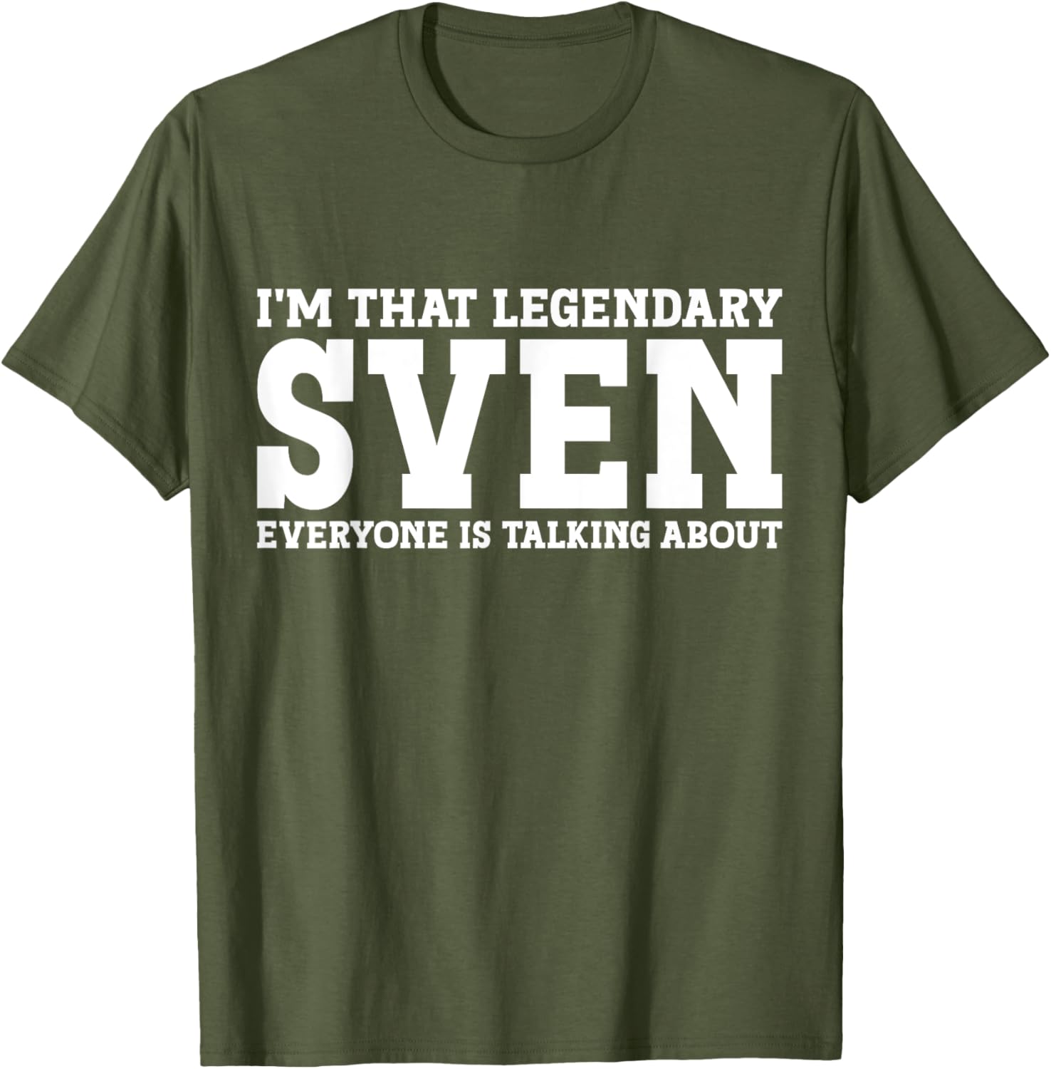 Funny Sven T-Shirt for Men and Women - Unique Personalized Gift Idea - 8