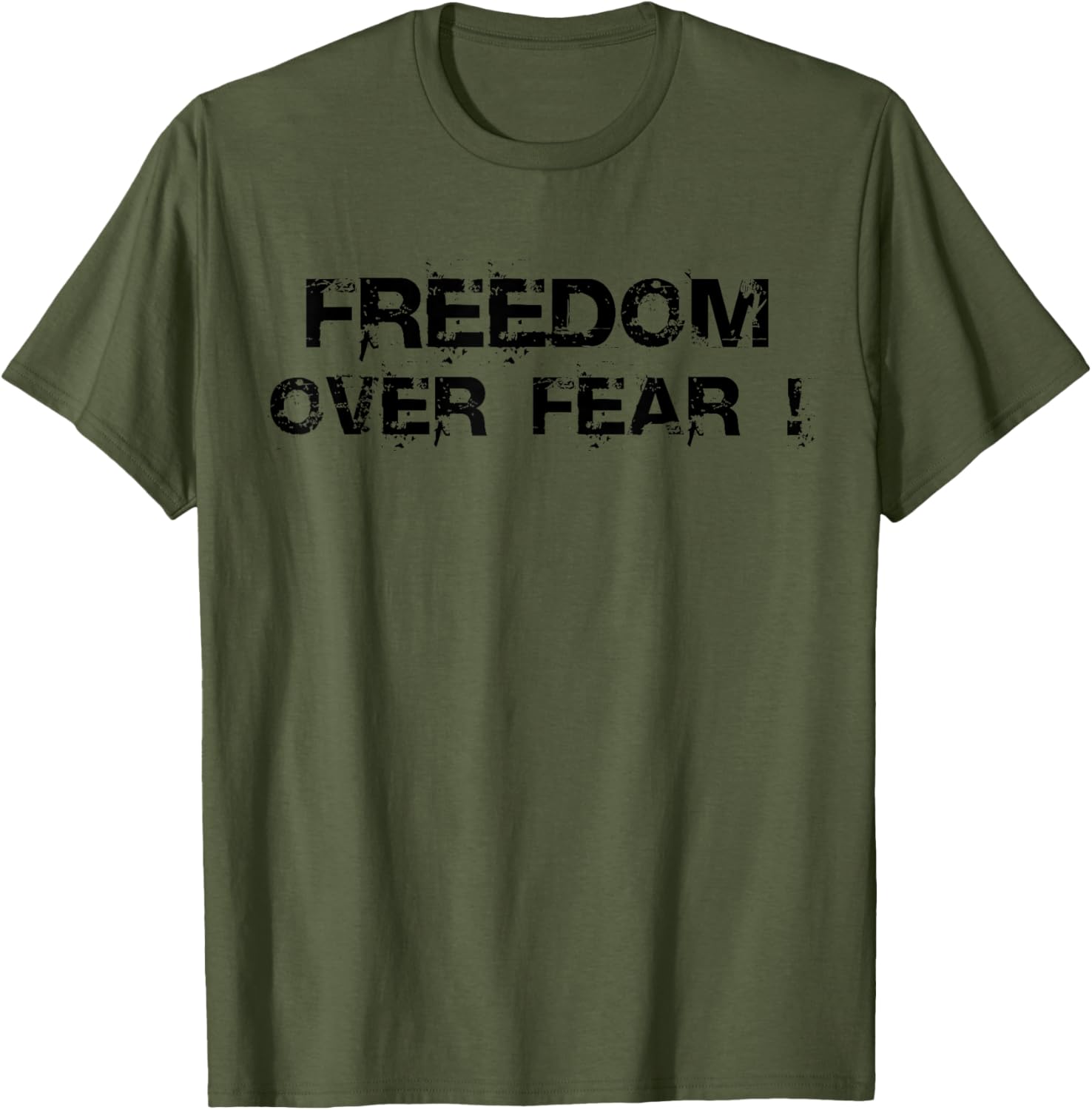 Freedom Over Fear T-Shirt for Empowerment and Inspiration in Fashion - 14