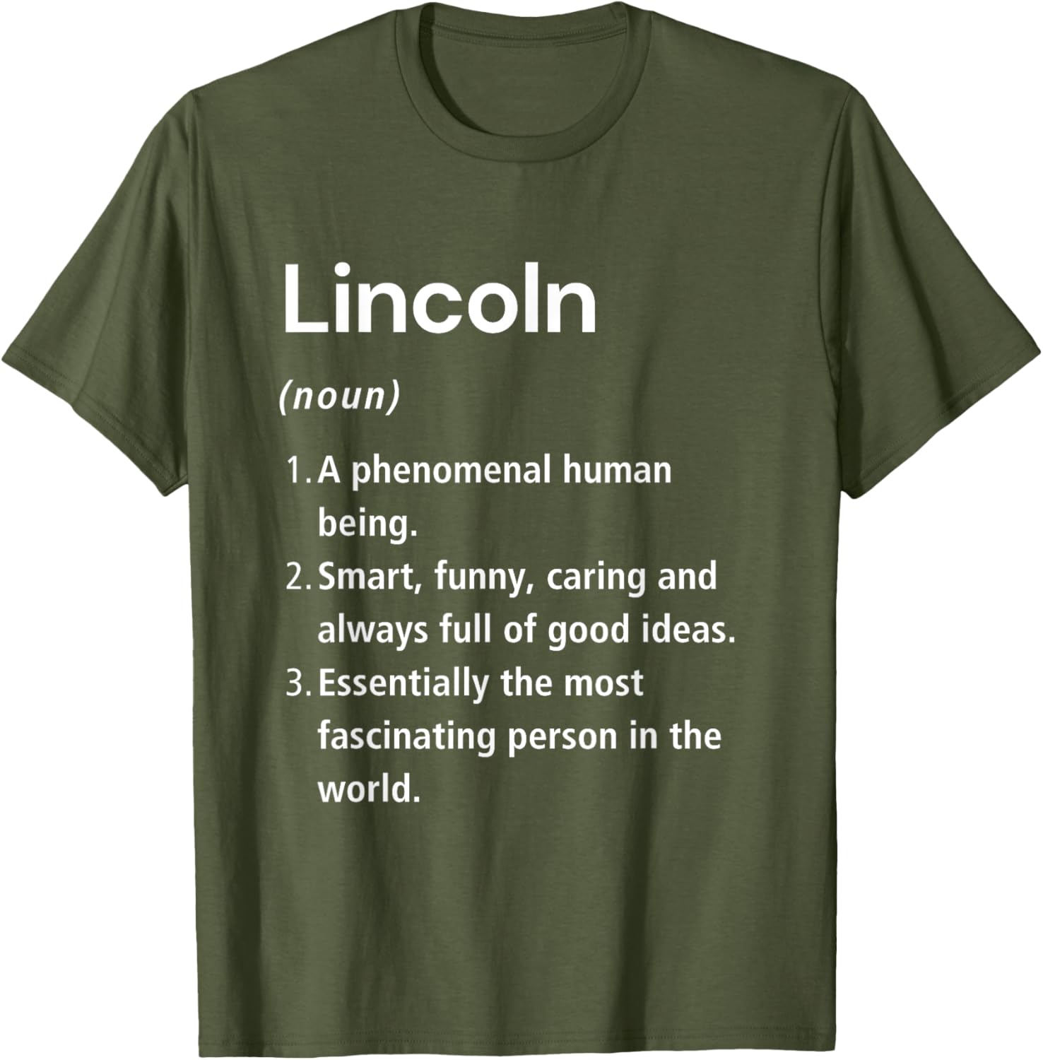 Funny Lincoln Name Definition T-Shirt for Unique Style and Humor - 4