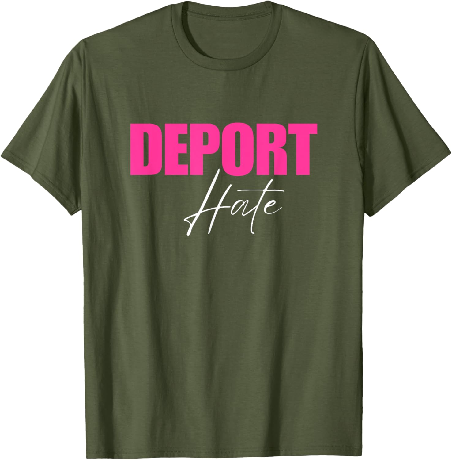 Deport Hate T-Shirt for a Positive Message in Clothing and Accessories - 11