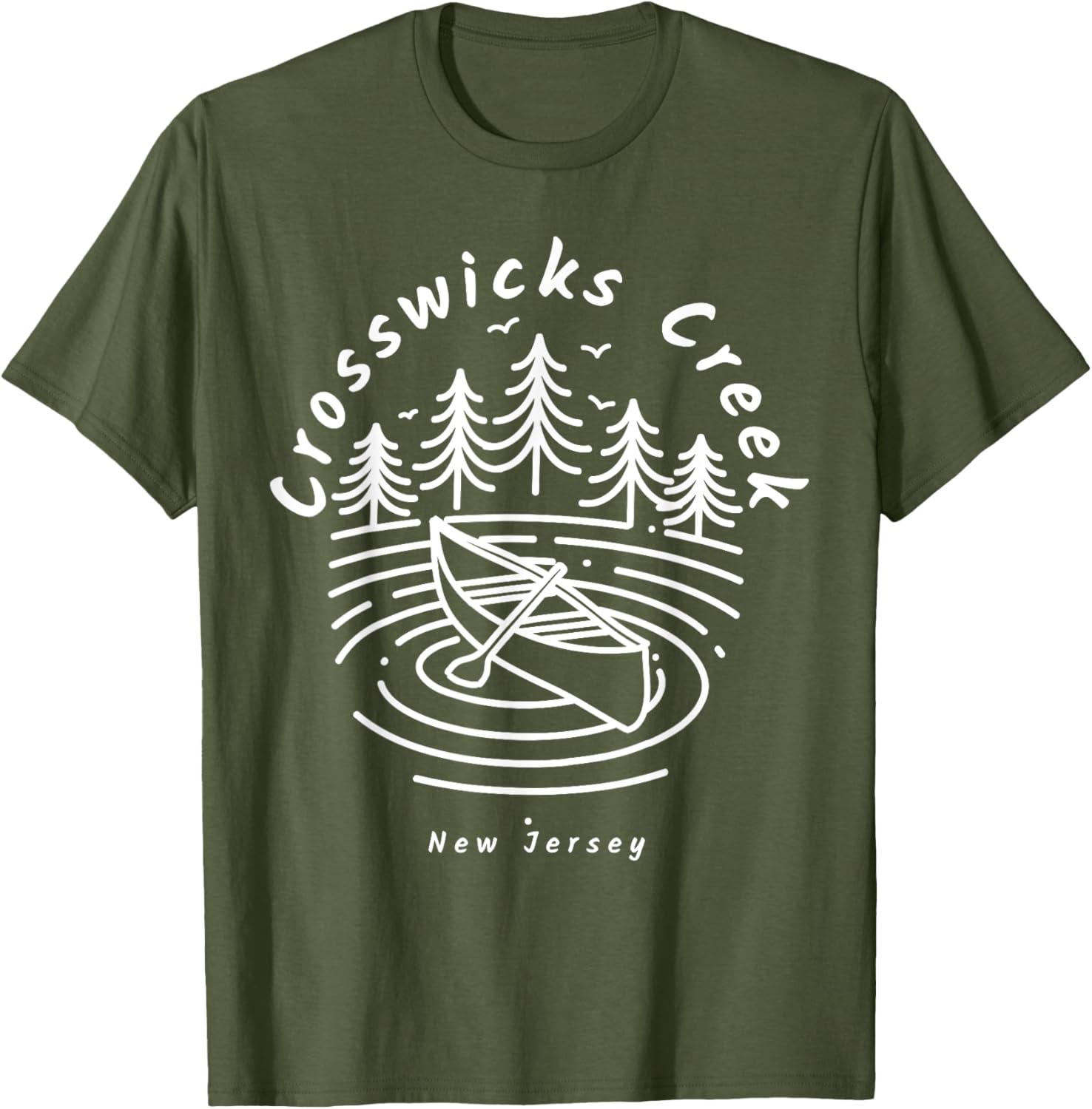 Crosswicks Creek New Jersey T-Shirt Perfect for Locals and Visitors - 2