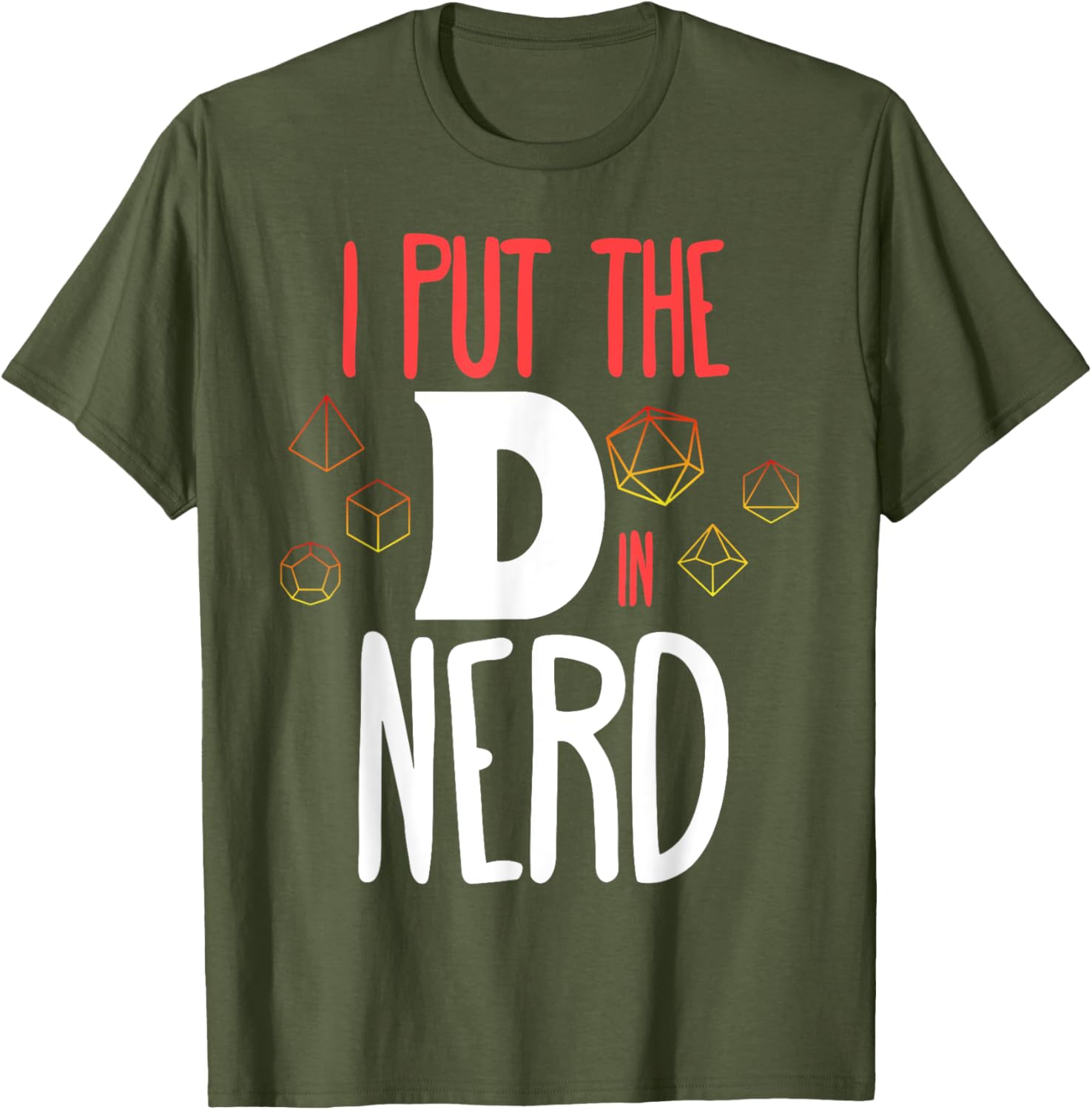 Fun I Put The D In Nerdd Matching Couple Role Playing T-Shirt - 3