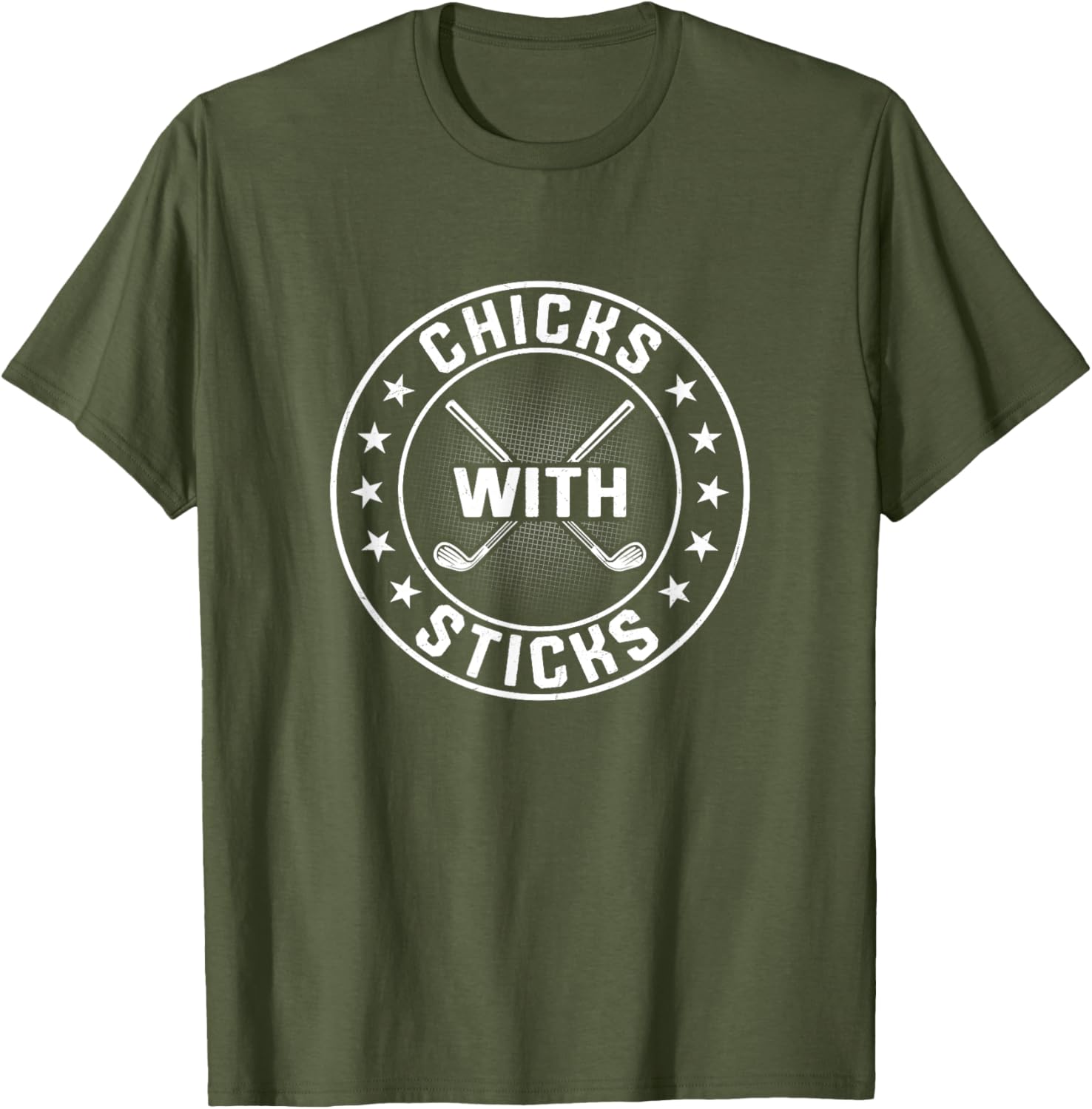 Chicks With Sticks Golf T-Shirt for Women β Fun Golfer Apparel - 22