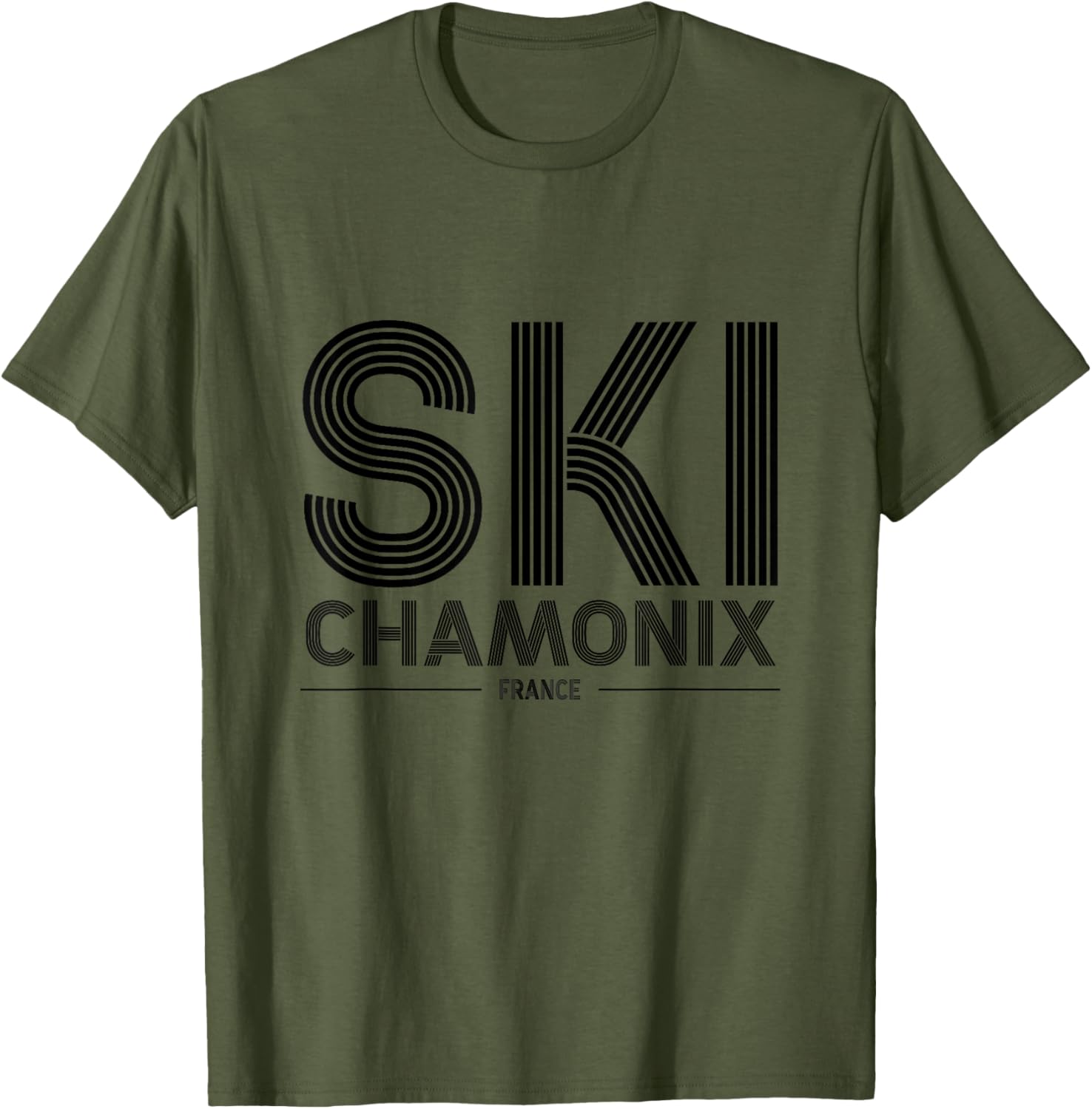 Chamonix Ski Resort T-Shirt for Ski Lovers in the French Alps - 10