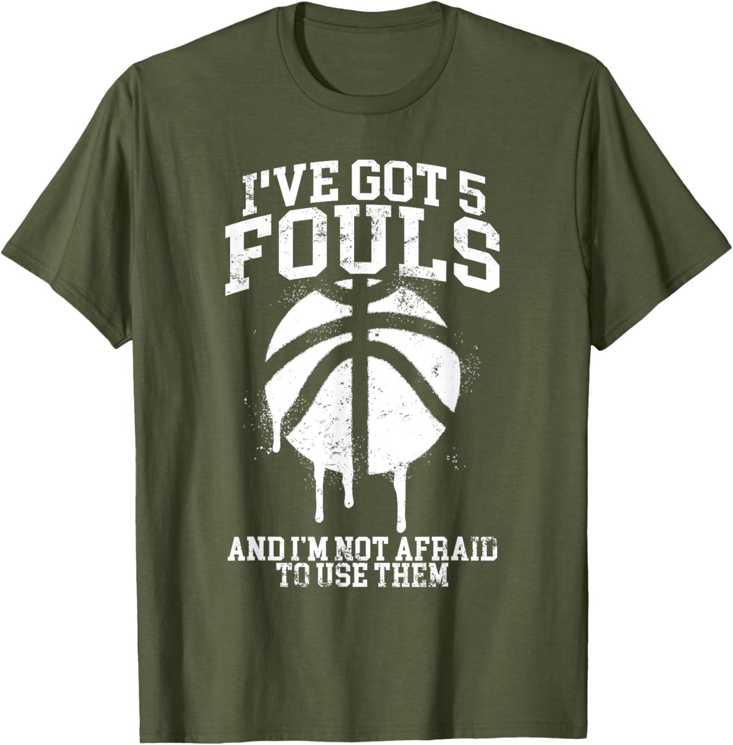 Funny Basketball Player T-Shirt I've Got 5 Fouls Humor Apparel - 14
