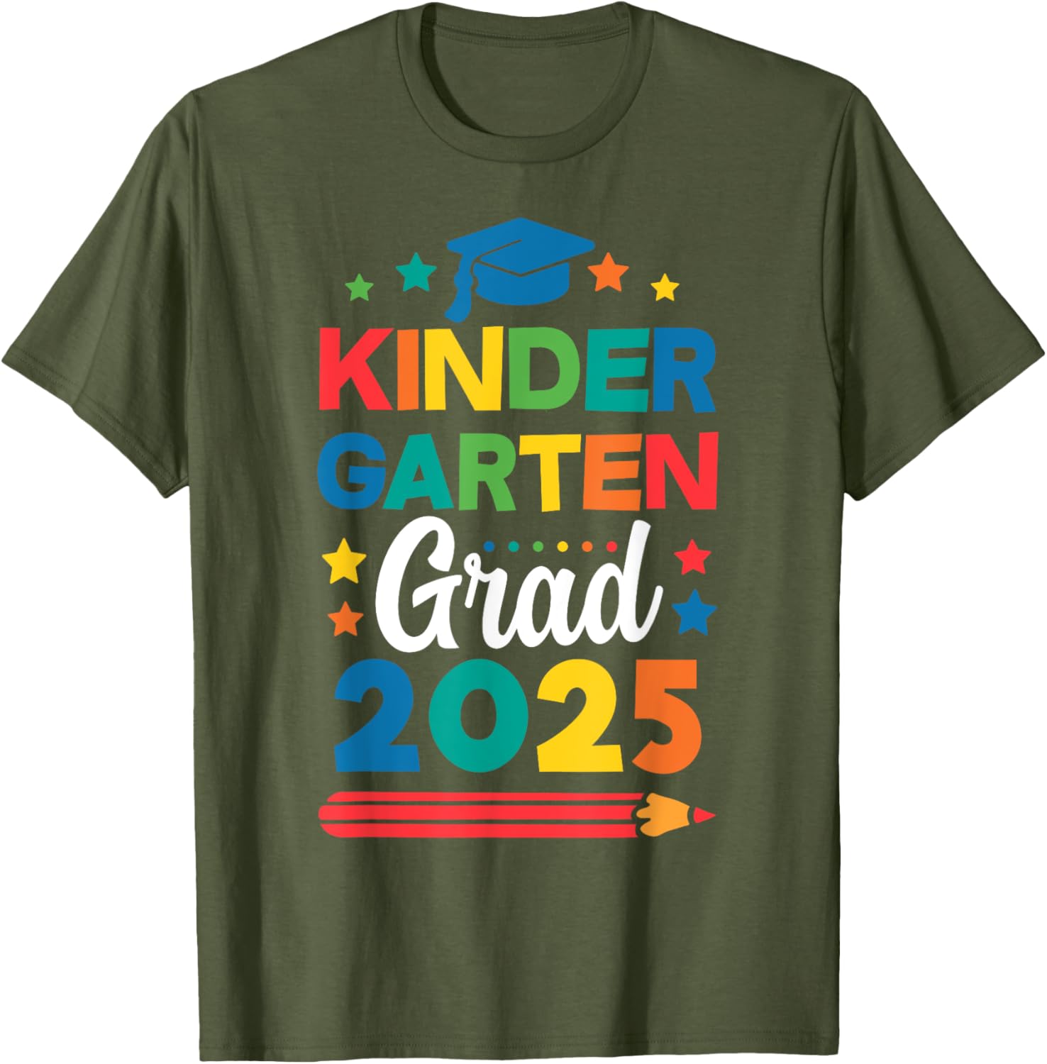 Cute Kindergarten Graduation T-Shirt for Boys and Girls 2025 - 6