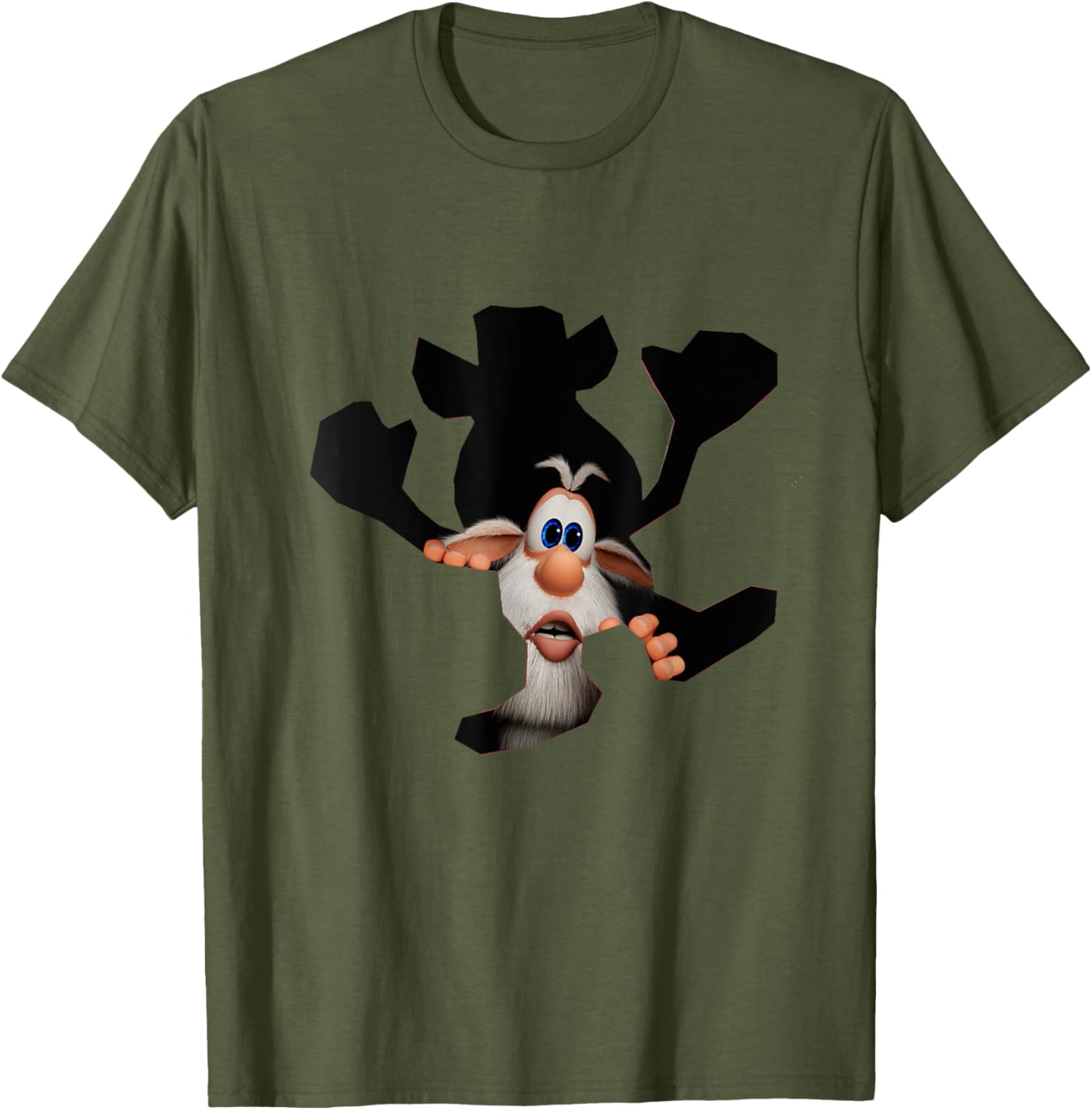 Cool Wall Hole Booba T-Shirt for Unique Casual Style and Comfort - 28