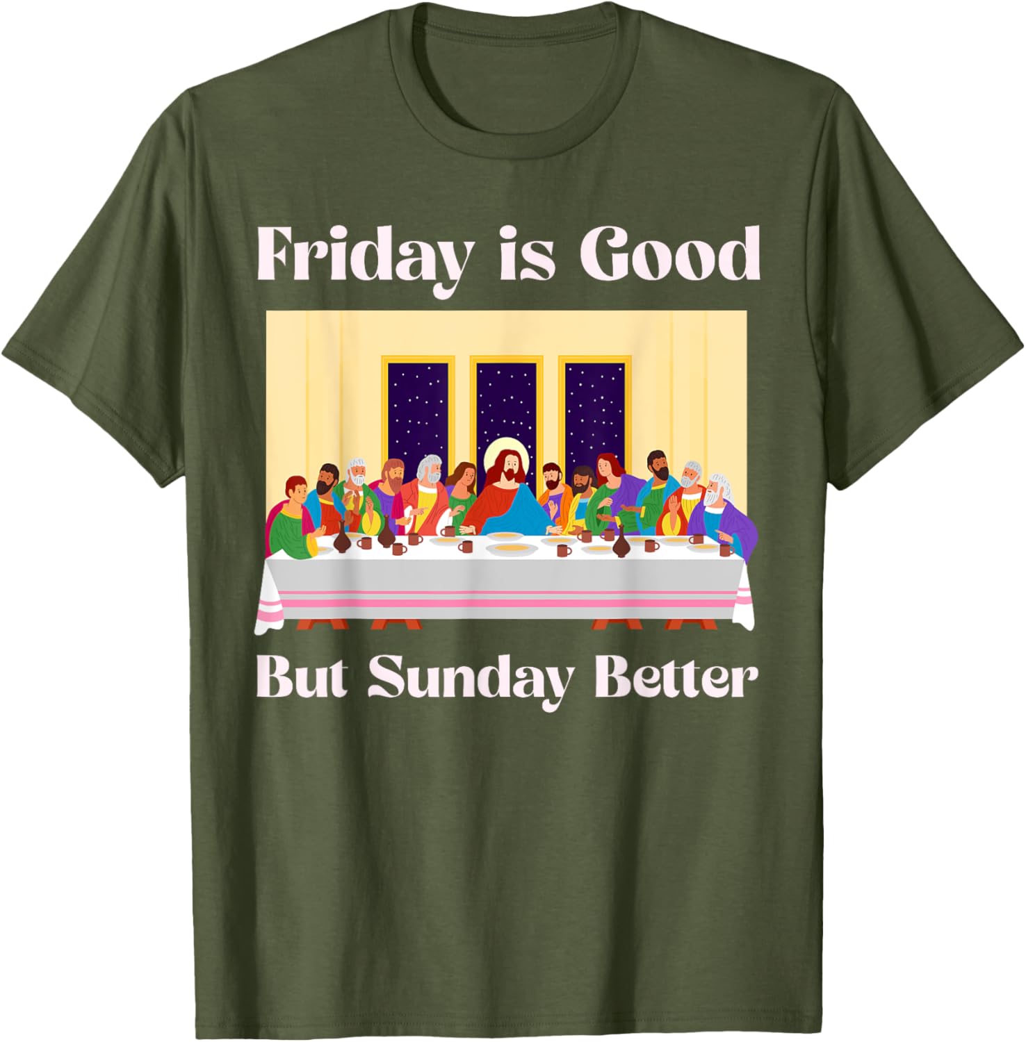 Friday is Good But Sunday is Better Easter T-Shirt for Christians - 16