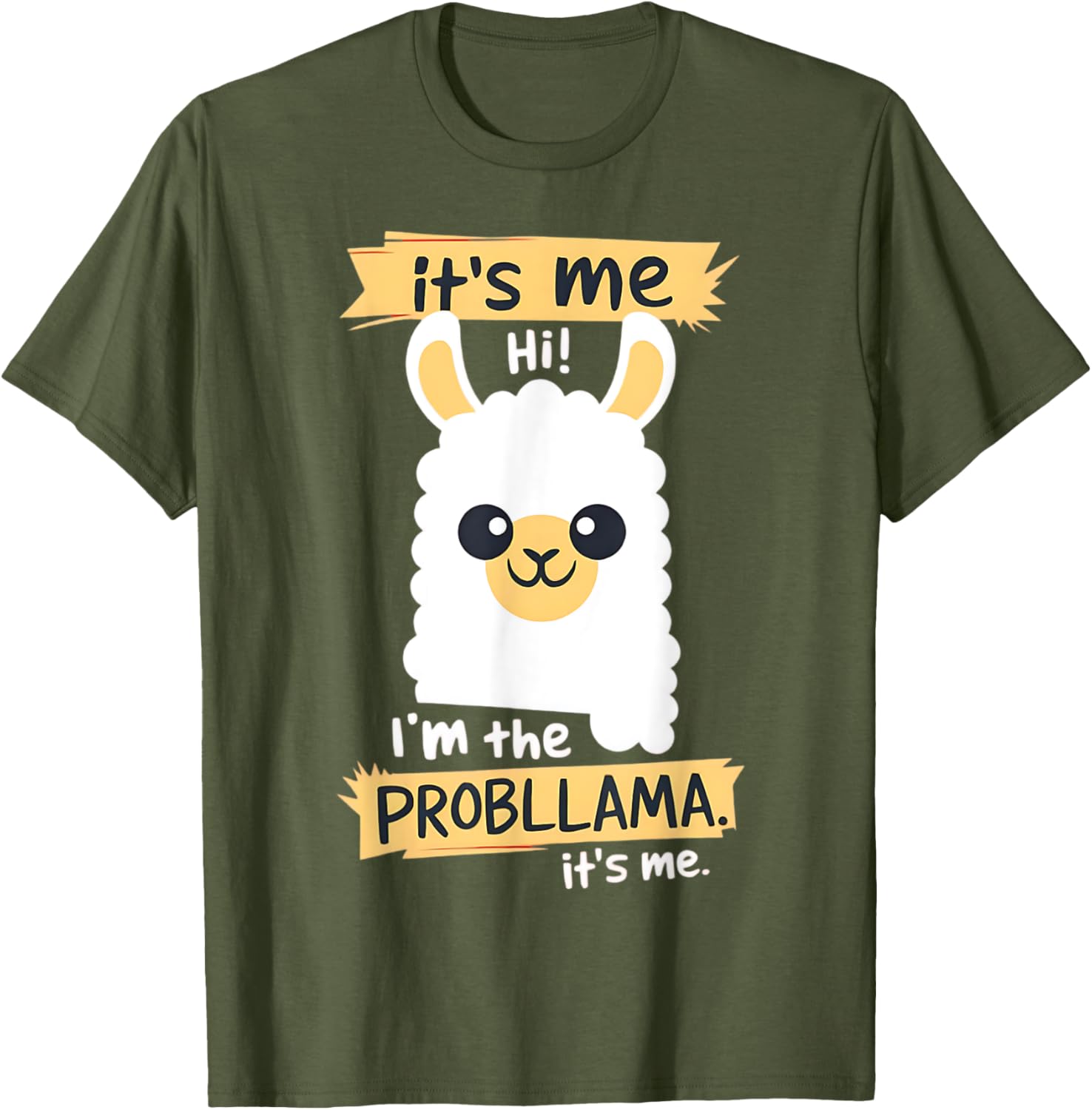 Funny Probllama Llama Pun T-Shirt for Animal Lovers and Humor Fans - 6
