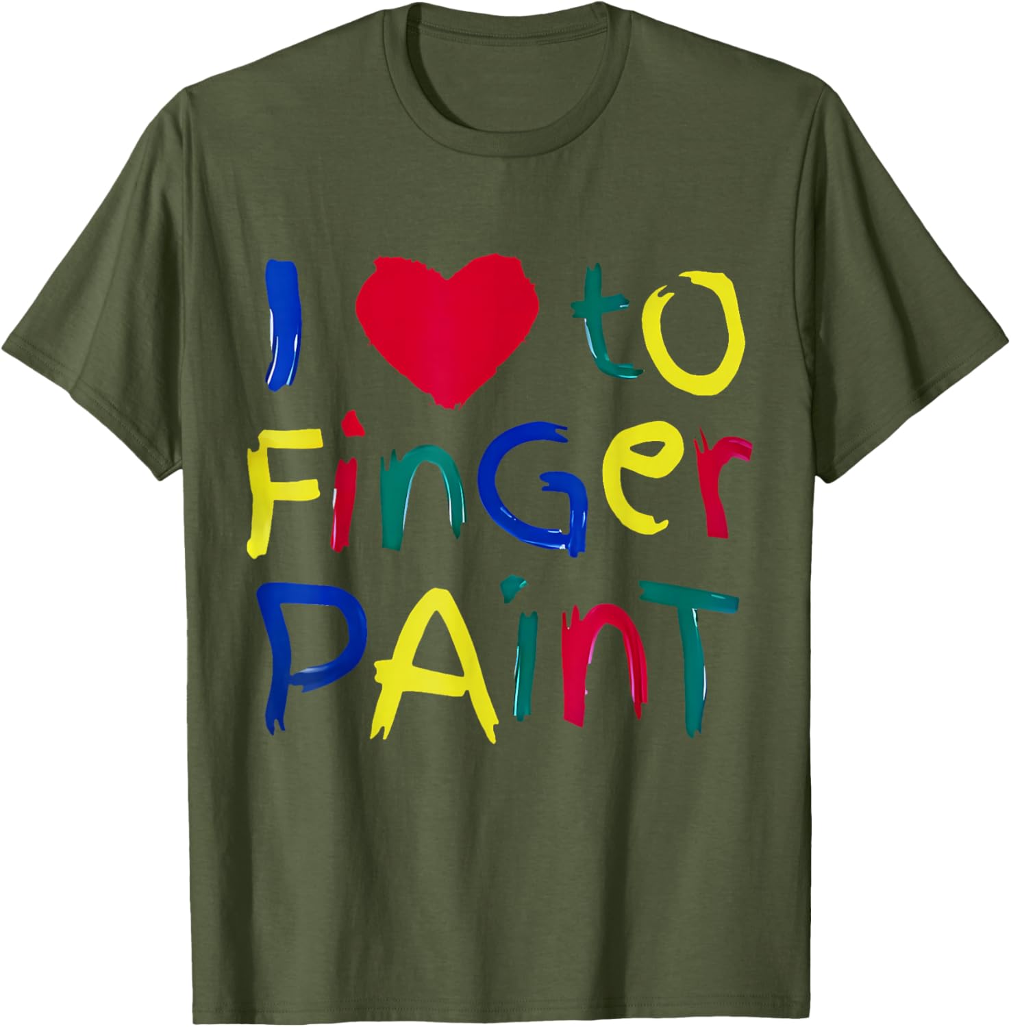 Cute Couple Finger Painting T-Shirt for Artsy Couples and Creative Fun - 20