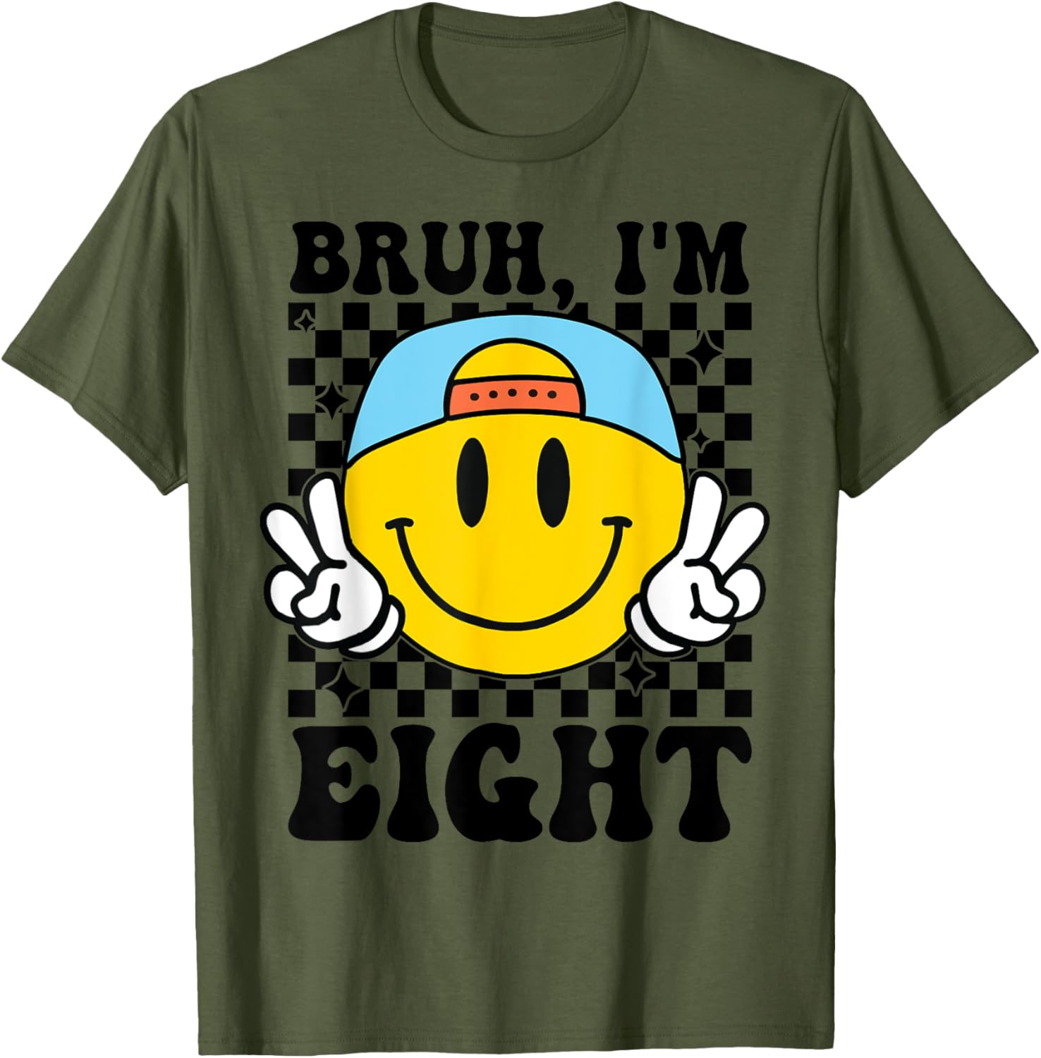 Groovy 8th Birthday T-Shirt for Boys and Girls Fun Gift Idea - 15