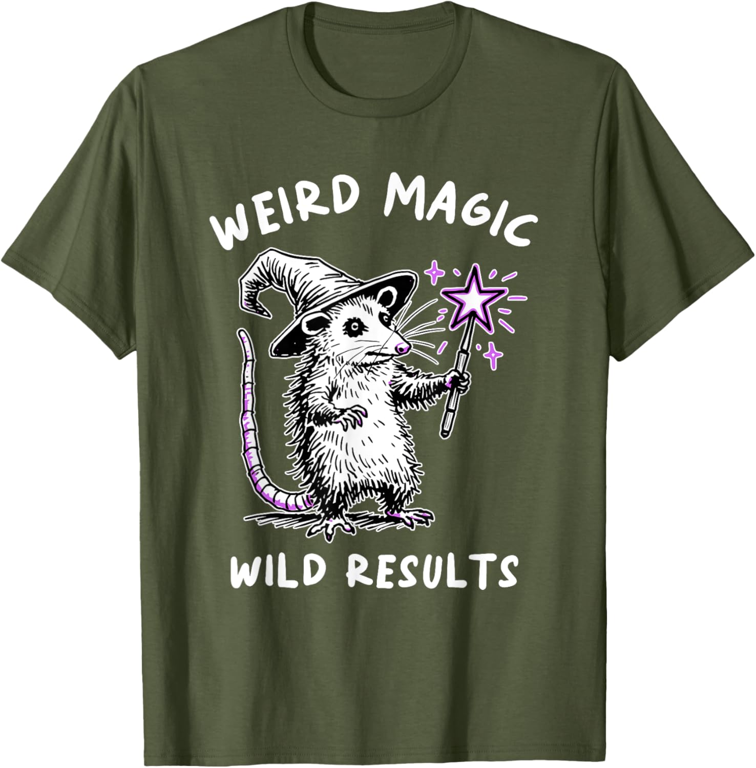 Funny Weird Magic Wild Results T-Shirt for Unique Style Lovers - 8