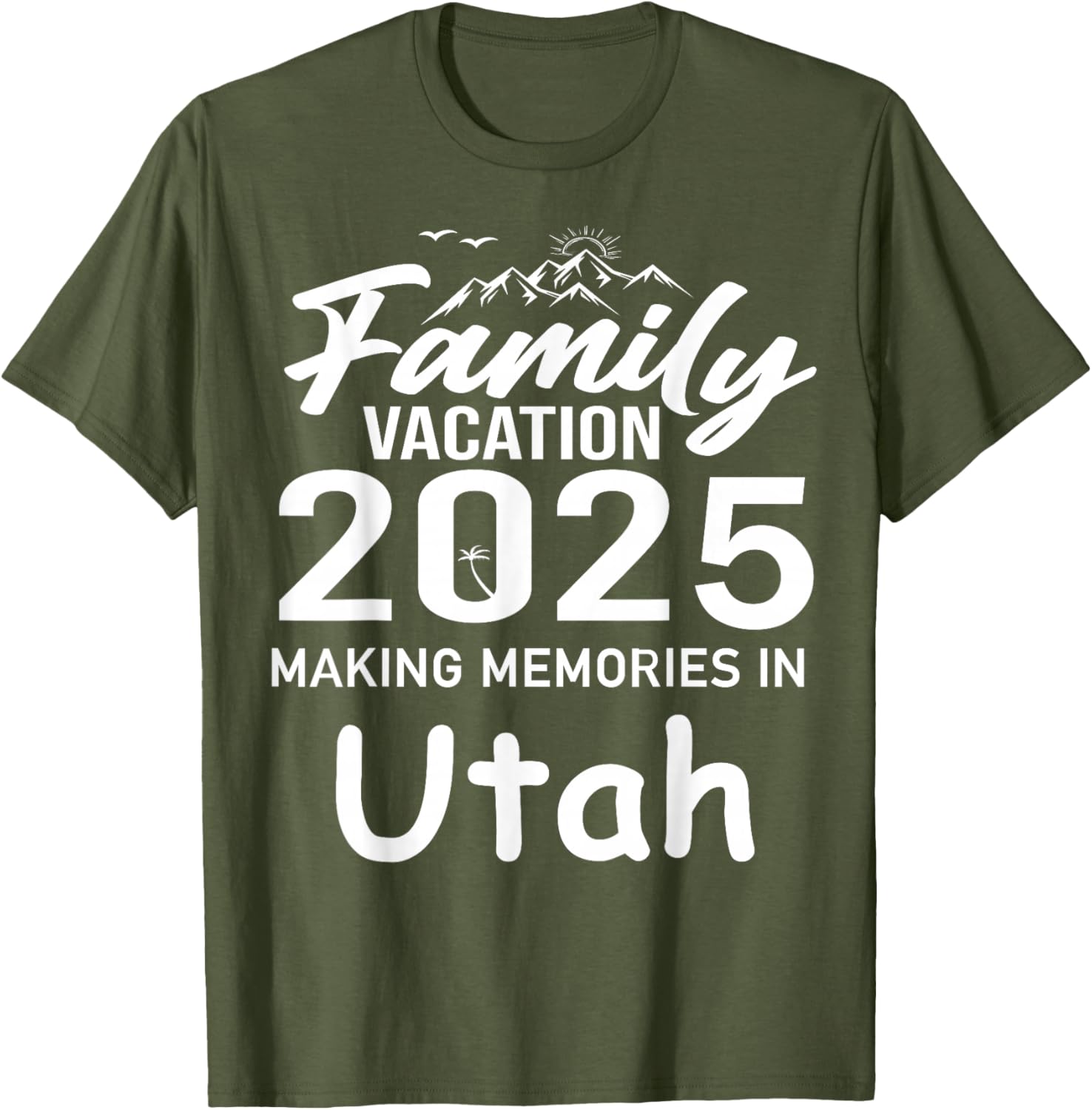 Family Vacation 2025 Utah Summer Trip T-Shirt for Cherished Memories - 16