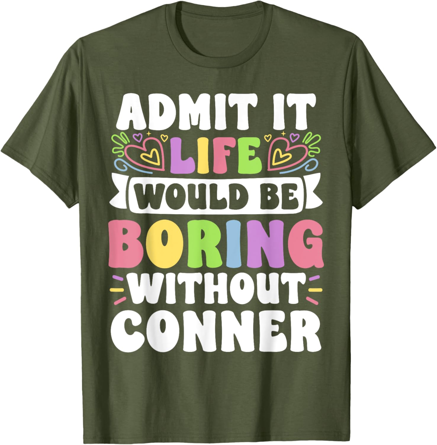 Conner Personalized Funny Family T-Shirt for Unique Style and Comfort - 14