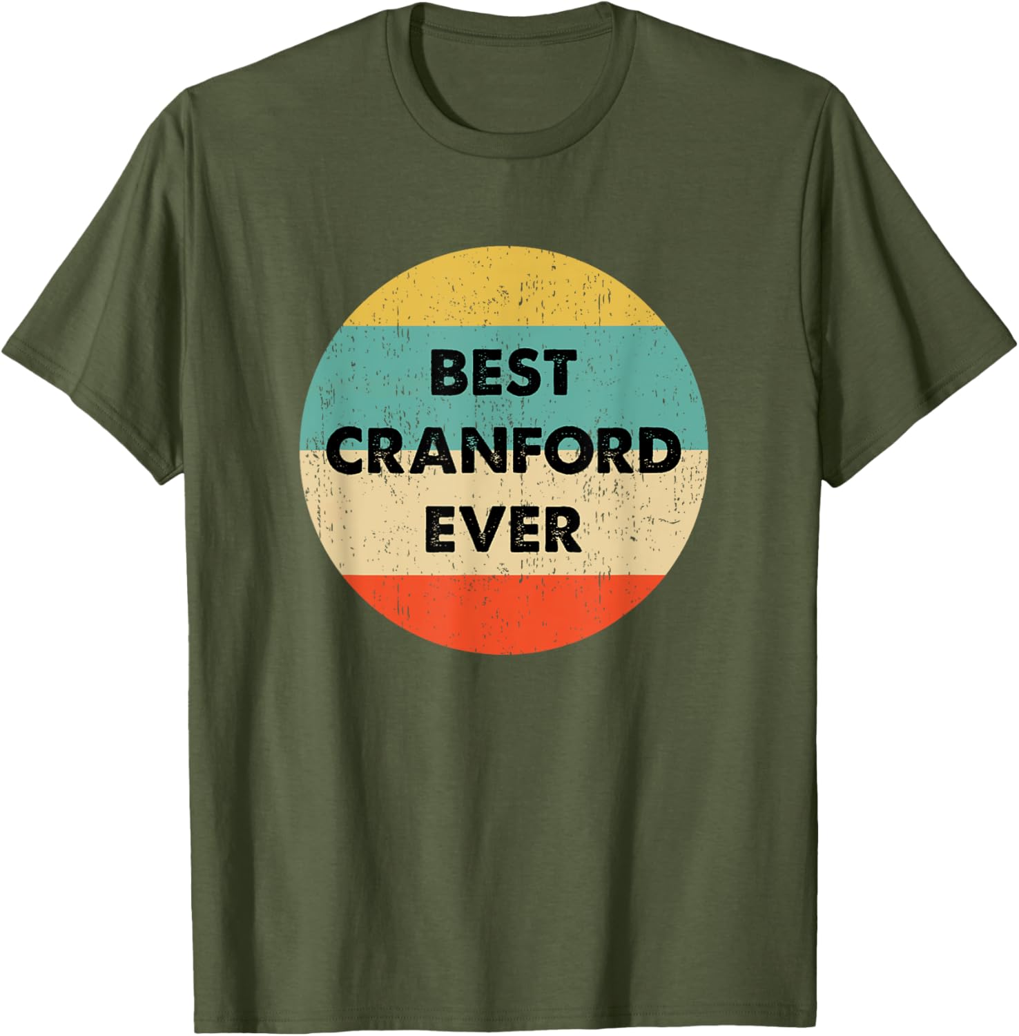 Cranford Name T-Shirt for Stylish Comfort in Clothing and Jewelry - 25