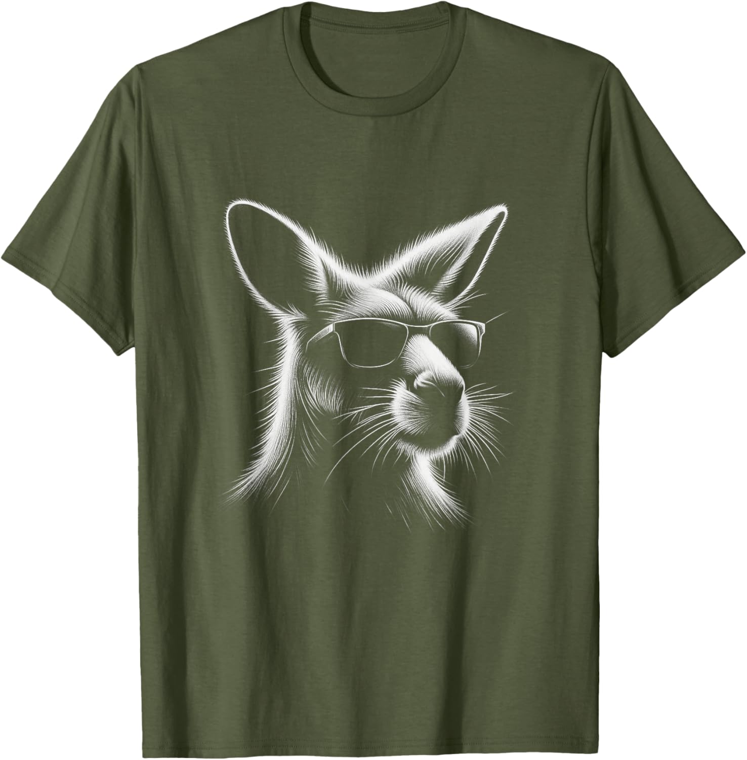 Cool Kangaroo Sunglasses T-Shirt for Men and Kids - Fun Summer Fashion - 4