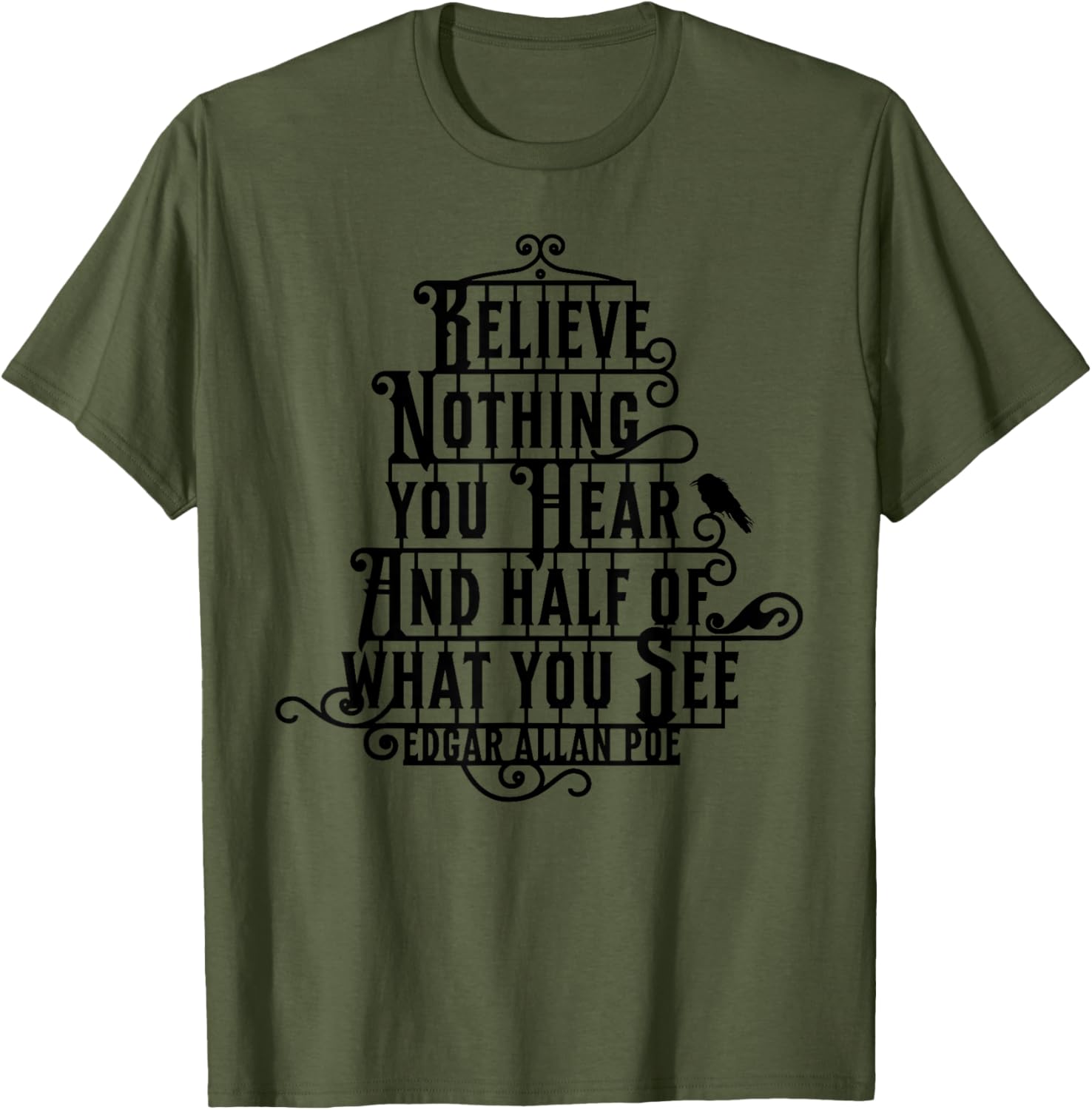Edgar Allan Poe Quote T-Shirt Perfect for Literature Lovers and Fans - 19