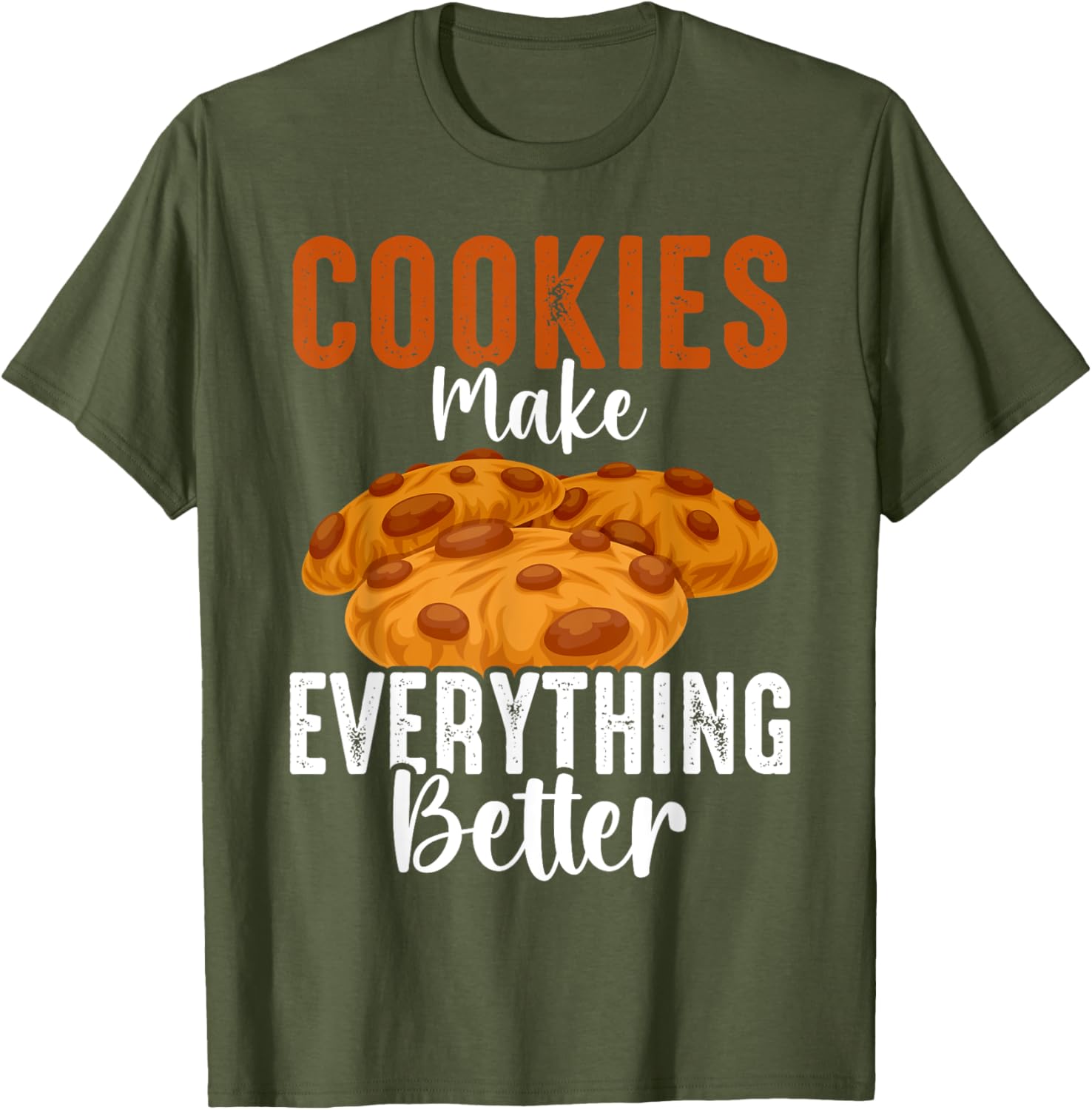 Funny Cookie Lover T-Shirt for Kids and Adults - Perfect for Bakers - 1