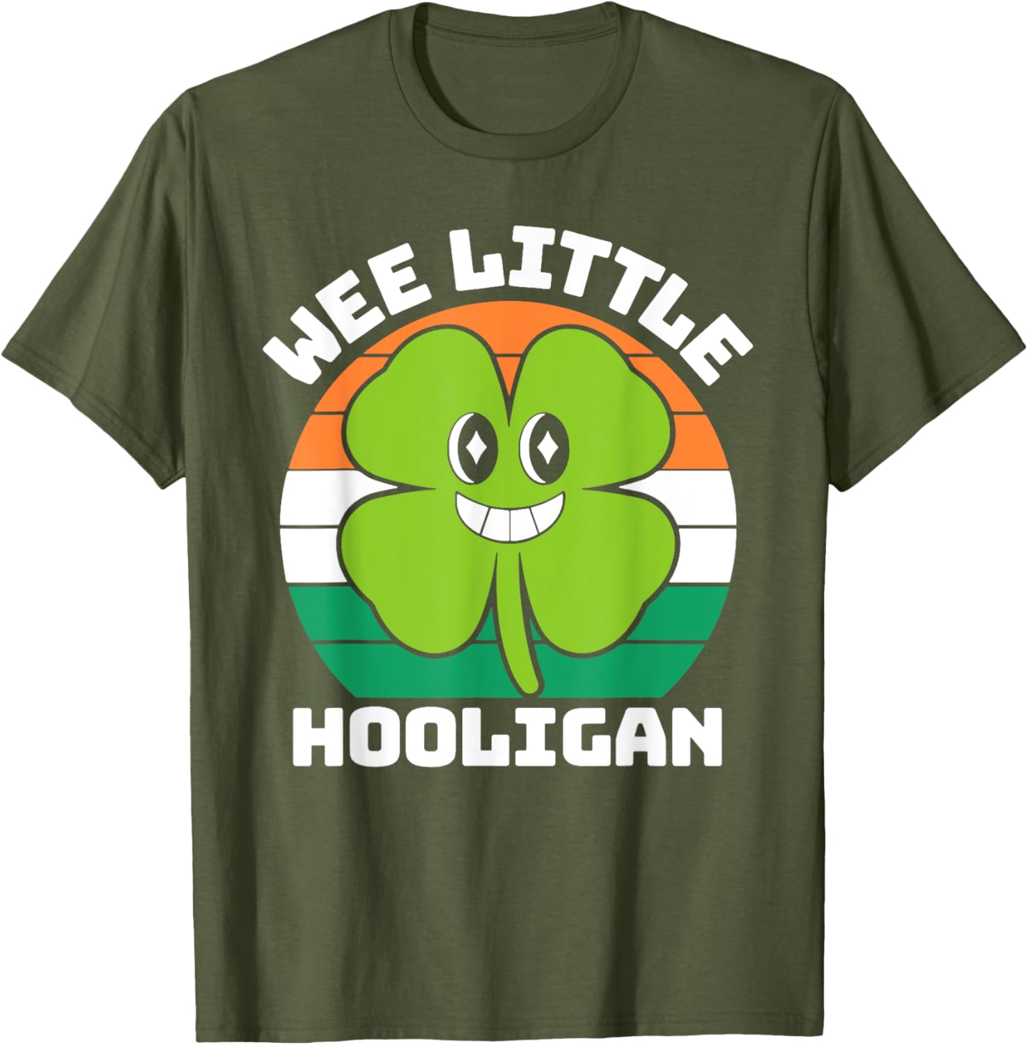 Funny Wee Little Hooligan St Patricks Day Toddler T-Shirt for Boys - 8
