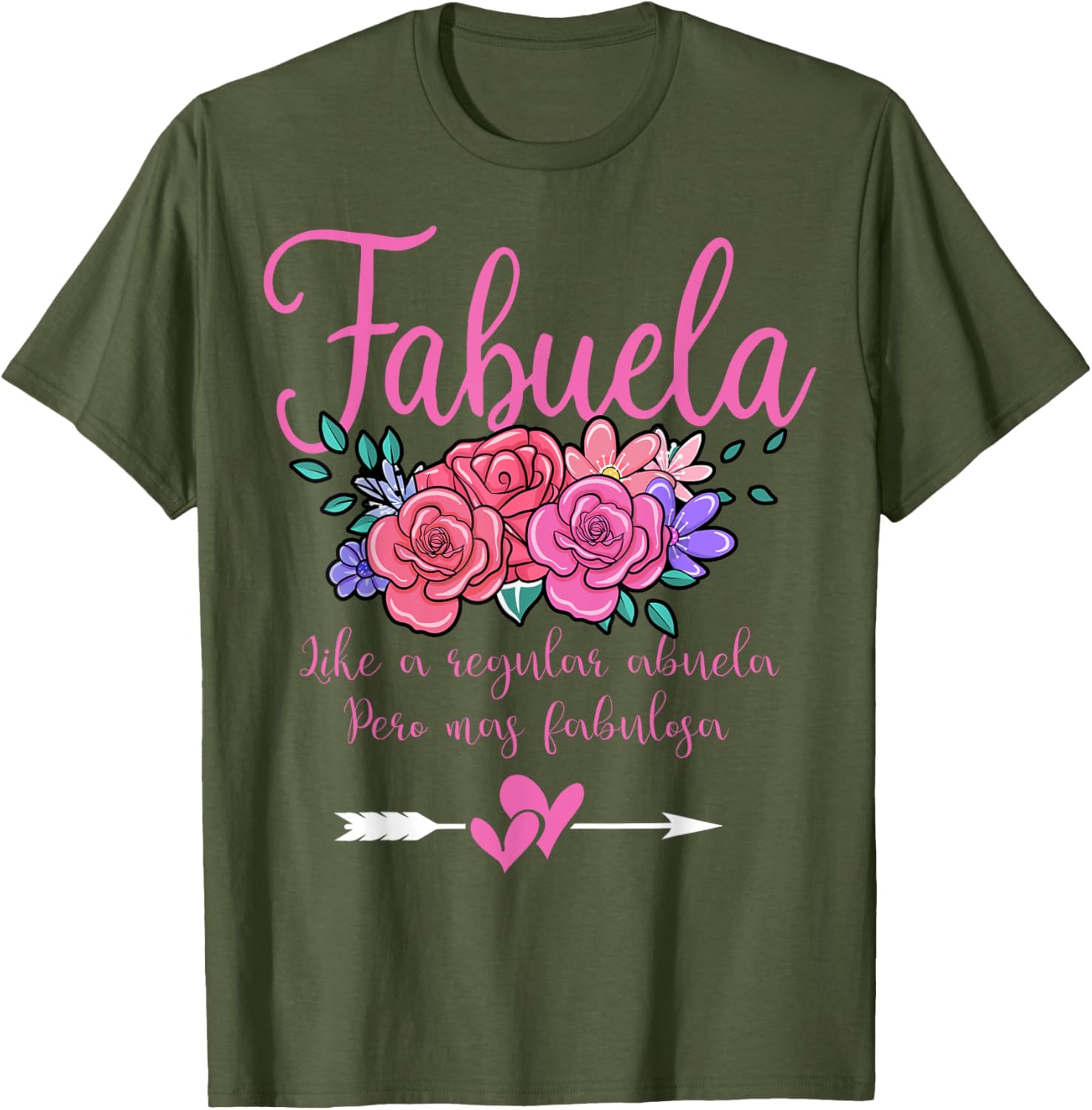 Fabuela Abuela Funny Spanish Grandma Definition T-Shirt for Family Fun - 13