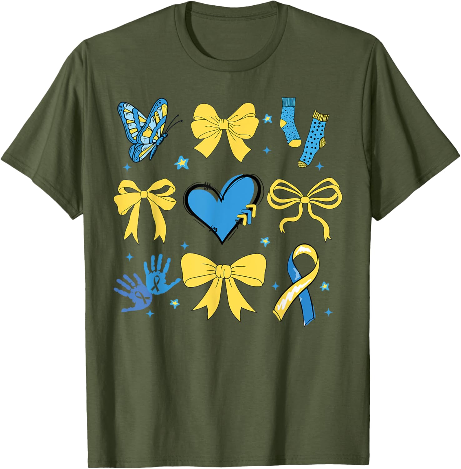 Coquette Bow T-Shirt for Girls - Trisomy 21 Down Syndrome Awareness - 18