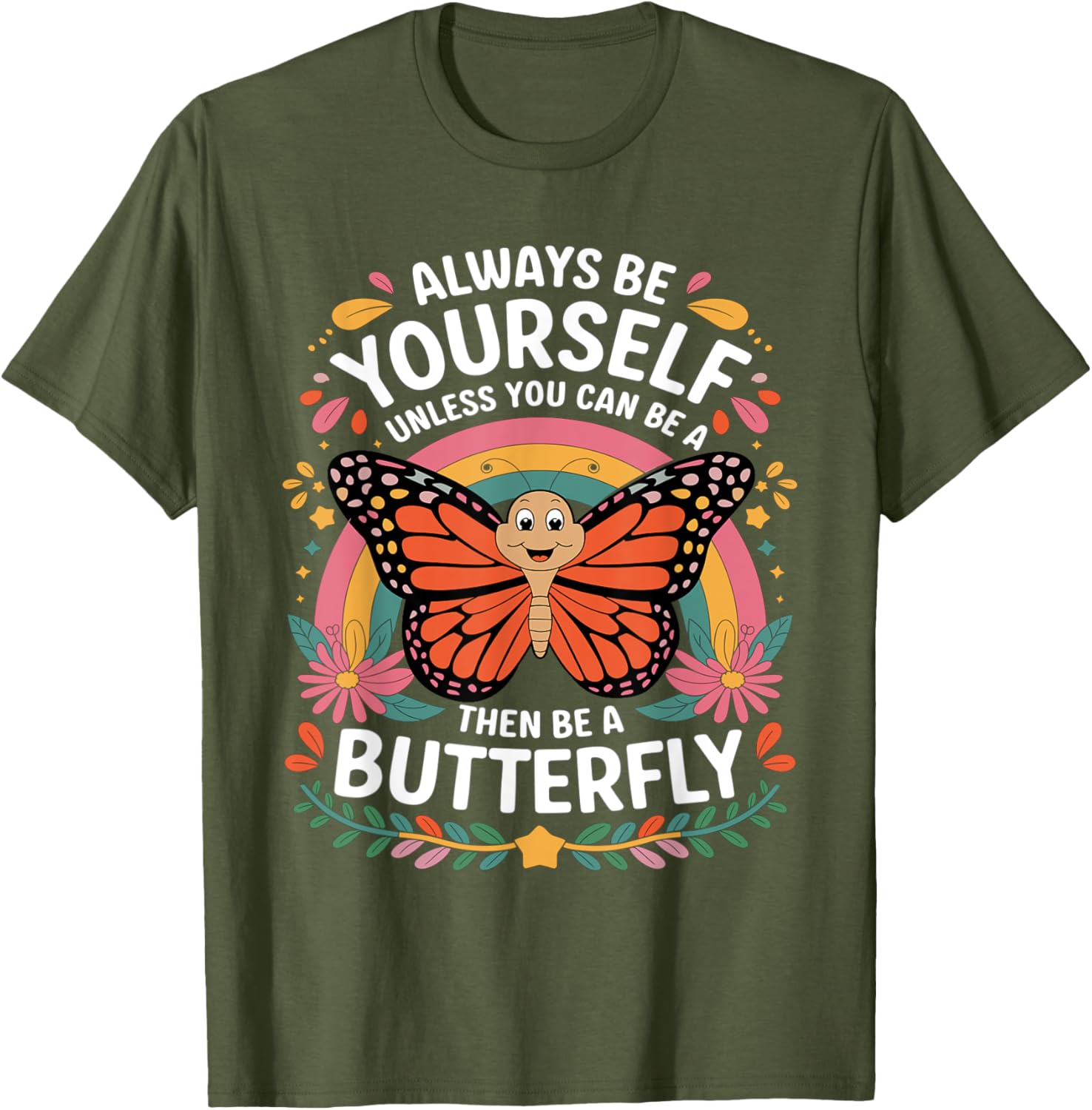 Cute Butterfly T-Shirt with Funny Sarcastic Jokes for Butterfly Lovers - 17