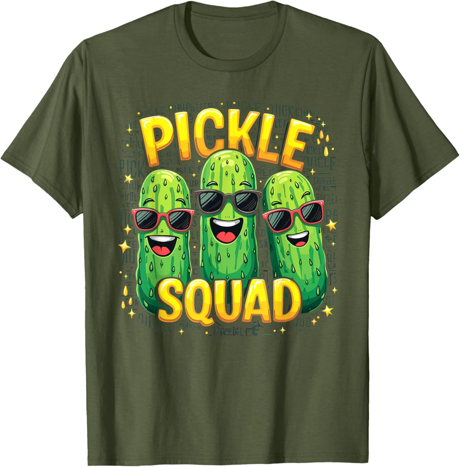 Cute Pickle Squad Shirt Fun Cucumber Jar T-Shirt for Pickle Lovers - 19