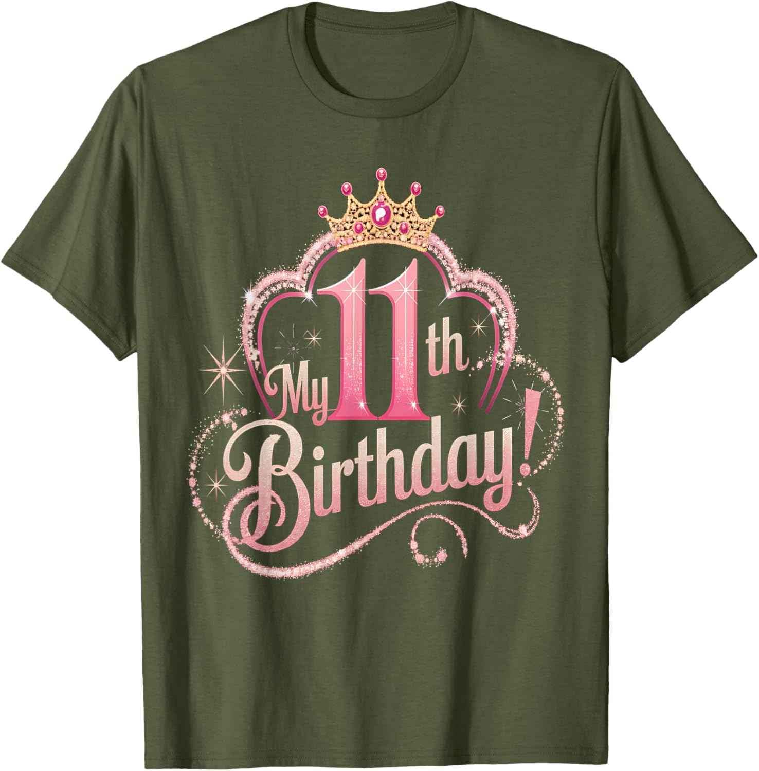 Cute 11th Birthday Shirt for Girls - Fun T-Shirt for Turning 11 - 13